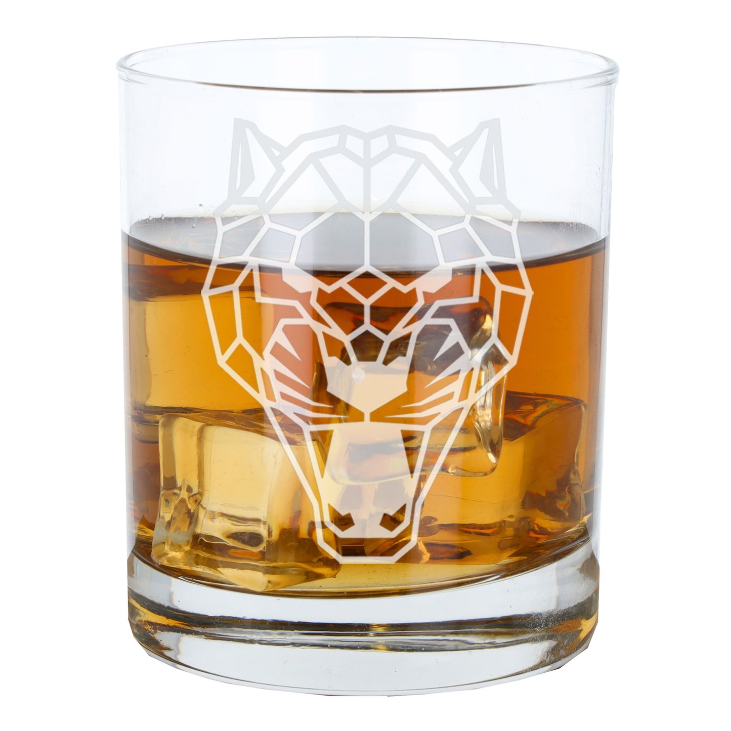 Panther Engraved Whisky Glass - Always Looking Good -