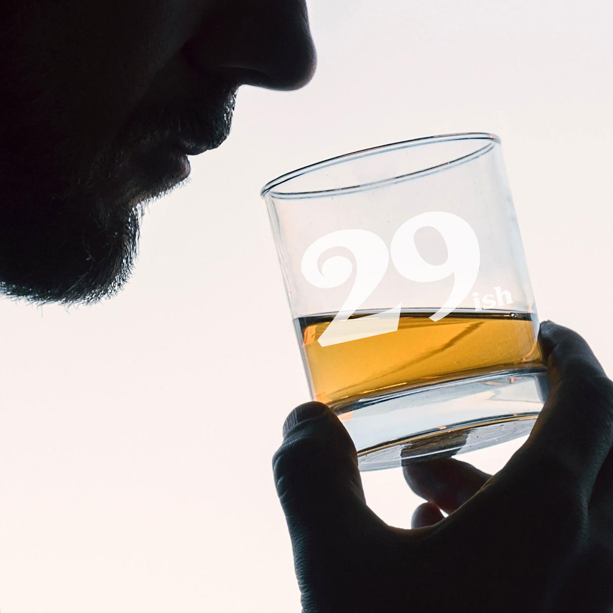 29ish Whisky Glass and/or Coaster Set - Always Looking Good -