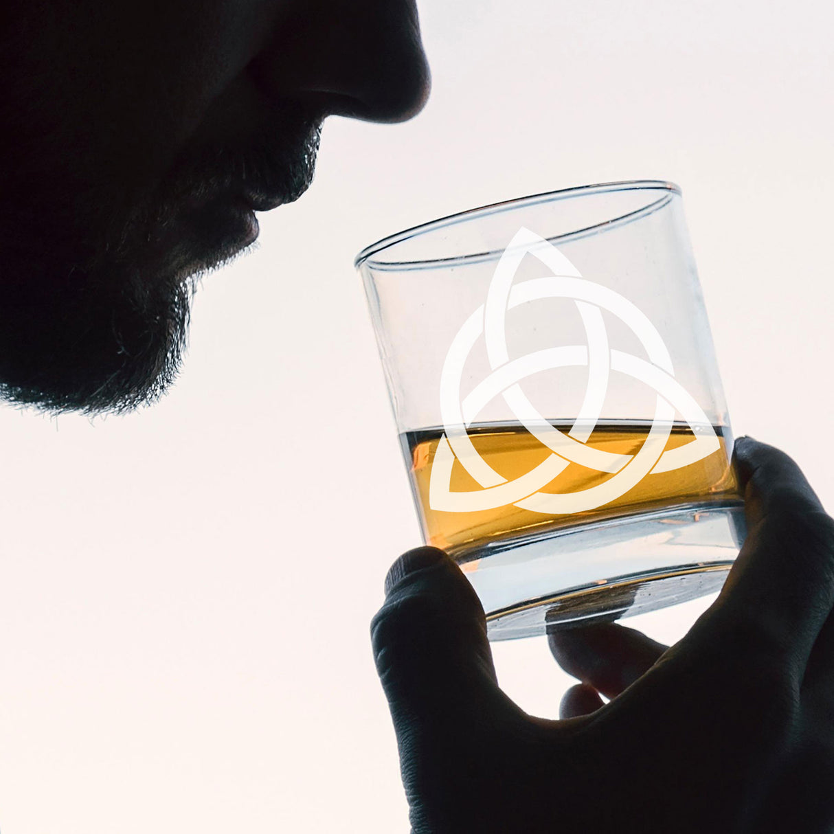 Celtic Knot Engraved Whisky Glass and/or Coaster Set - Always Looking Good -