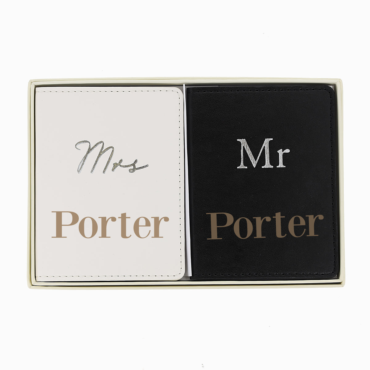 Personalised Honeymoon Accessories - Personalised Mr and Mrs Passport Covers - Always Looking Good -