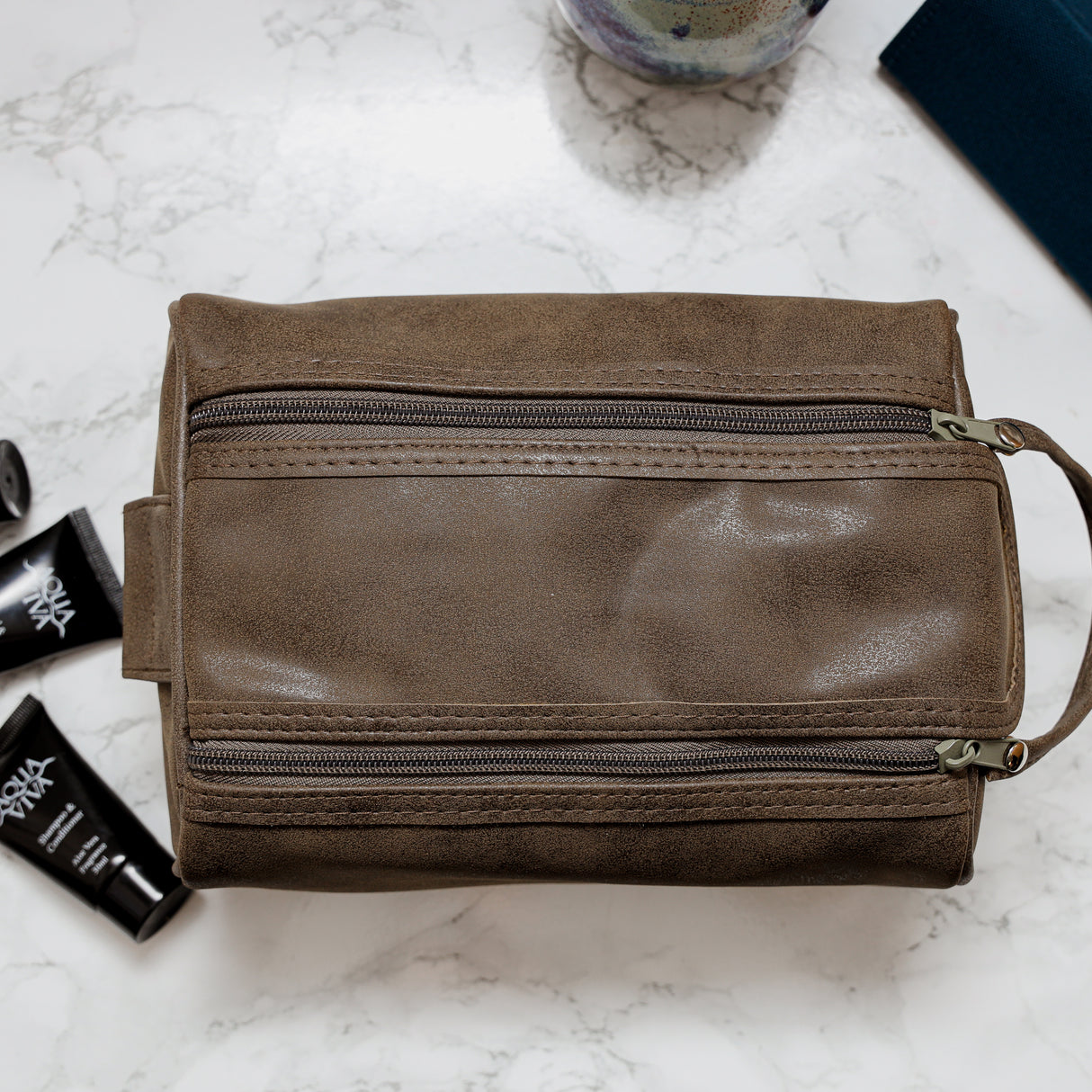 Personalised Men's Wash Bag Filled With Men's Toiletries - Always Looking Good -