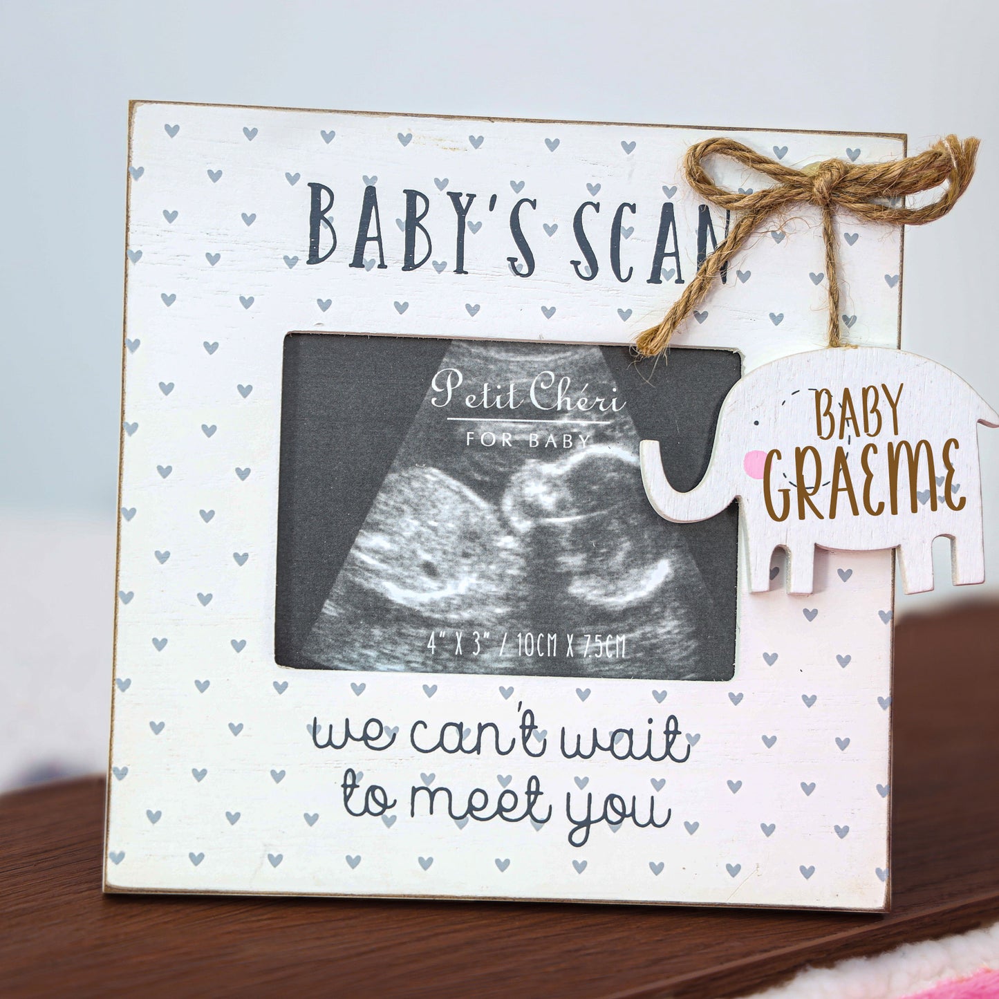Personalised Engraved Baby Scan Photo Frame - Always Looking Good -