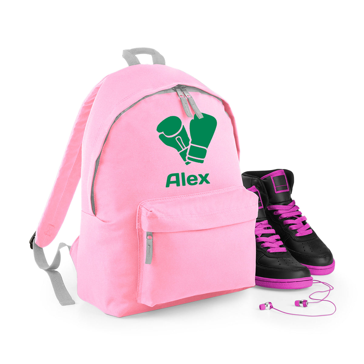 Personalised Boxing Gloves Backpack | Kids School Bag with Name