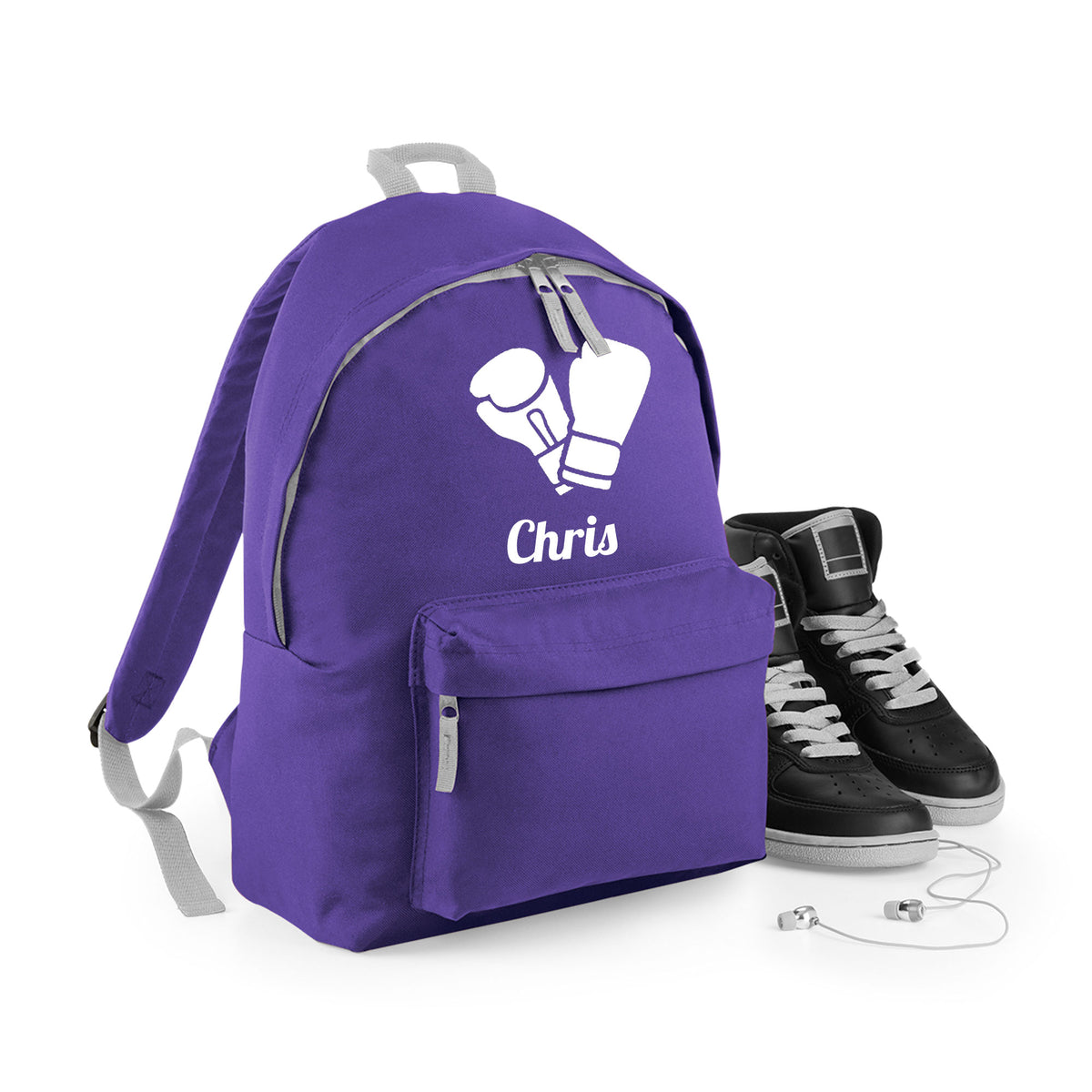Personalised Boxing Gloves Backpack | Kids School Bag with Name