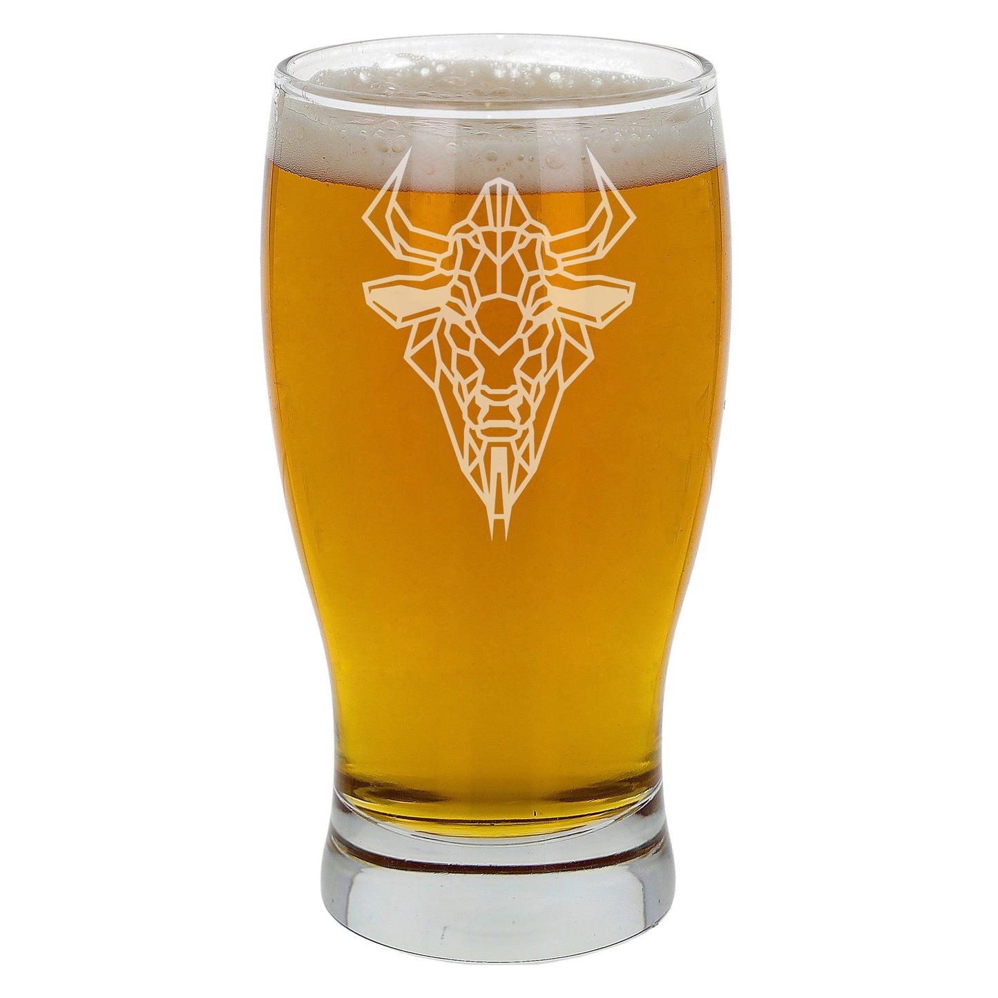 Buffalo Engraved Beer Pint Glass - Always Looking Good - beer glass with engraving beer glass with engraving