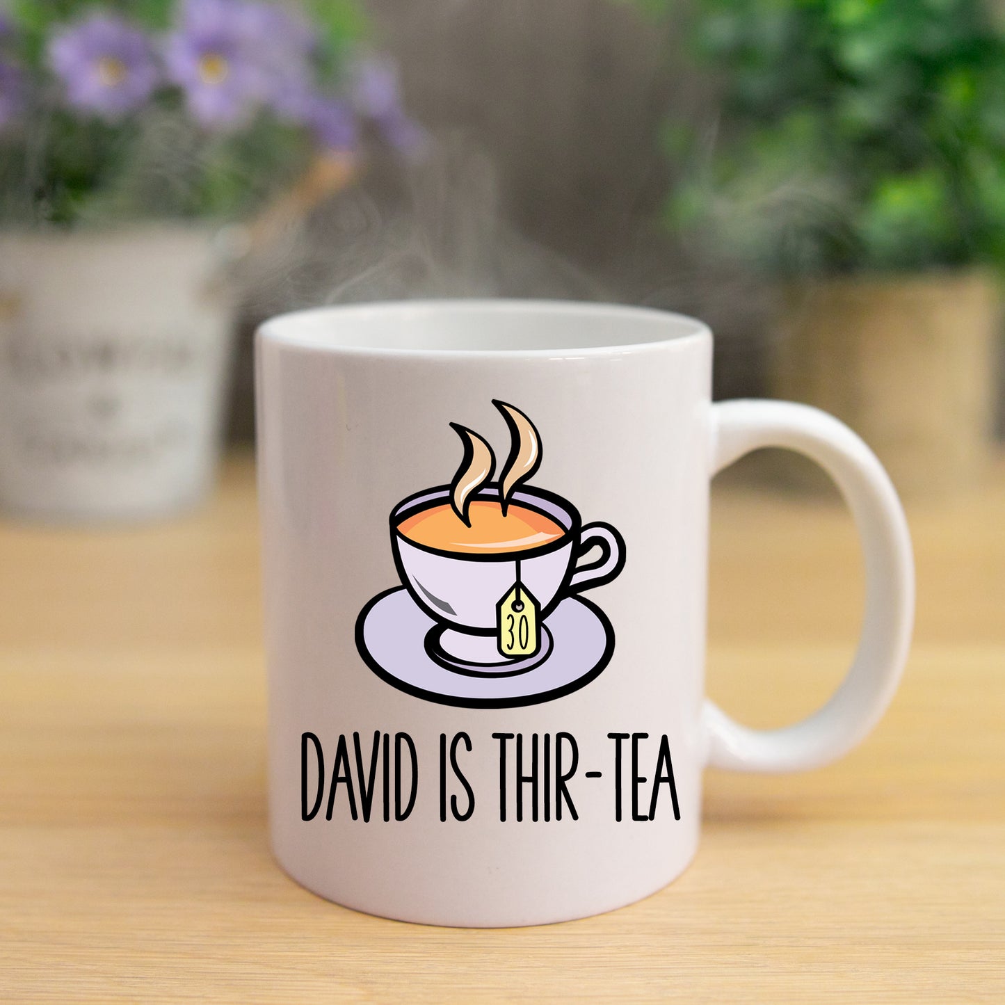 I Am Thir-Tea Funny 30th Birthday Mug Gift for Tea Lovers