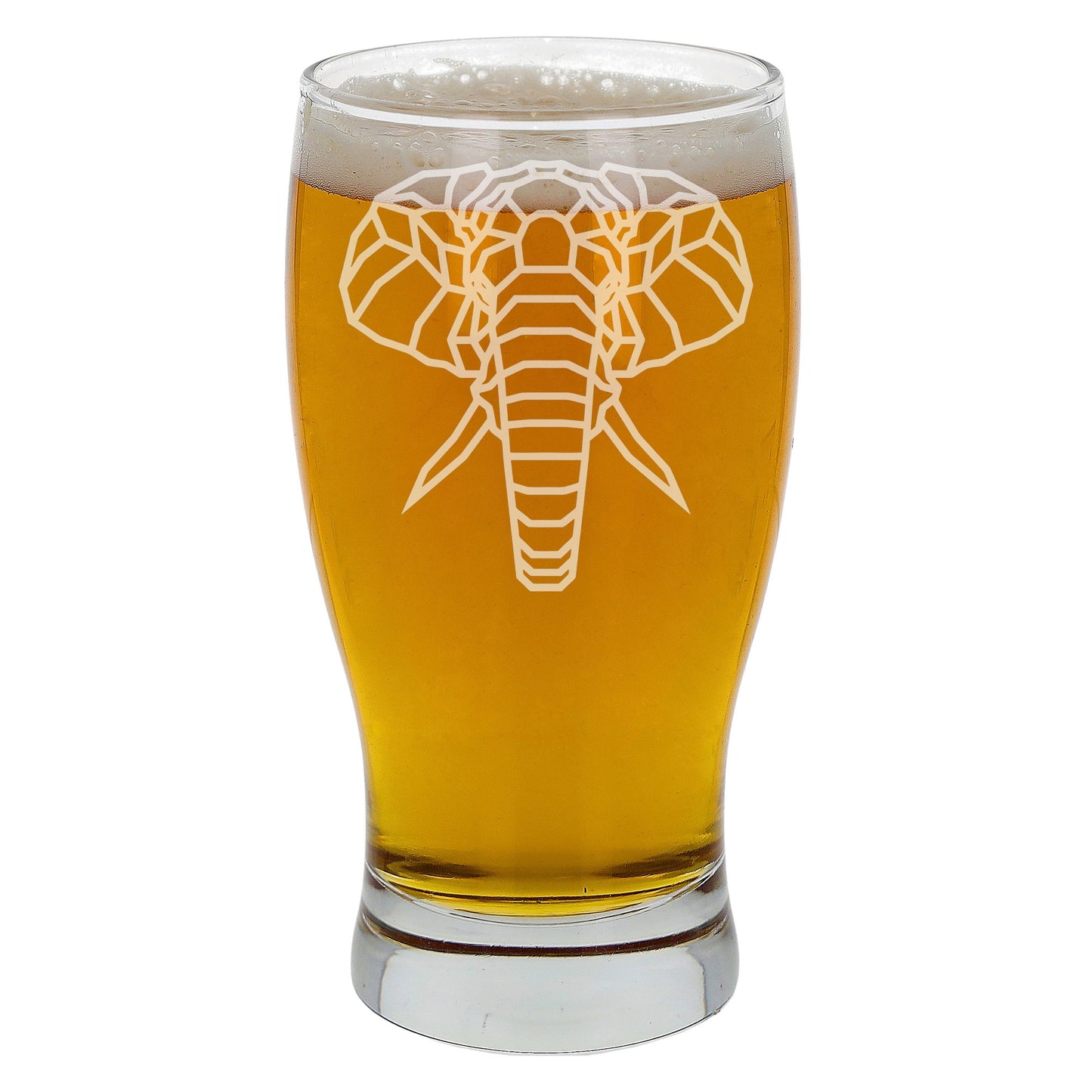Elephant Engraved Beer Pint Glass - Always Looking Good -