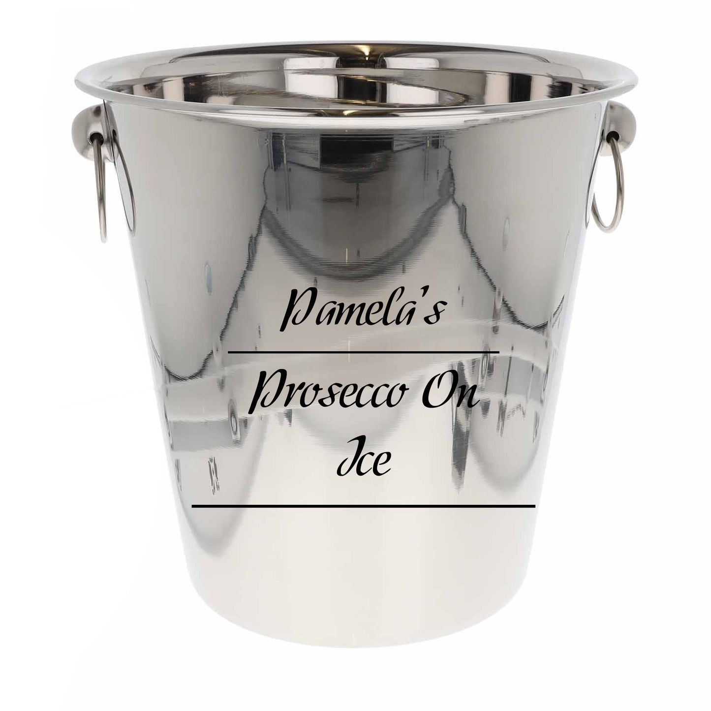 Personalised Drinks on Ice Bucket With matching Champagne or Beer Glasses - Always Looking Good - Ice Bucket Only