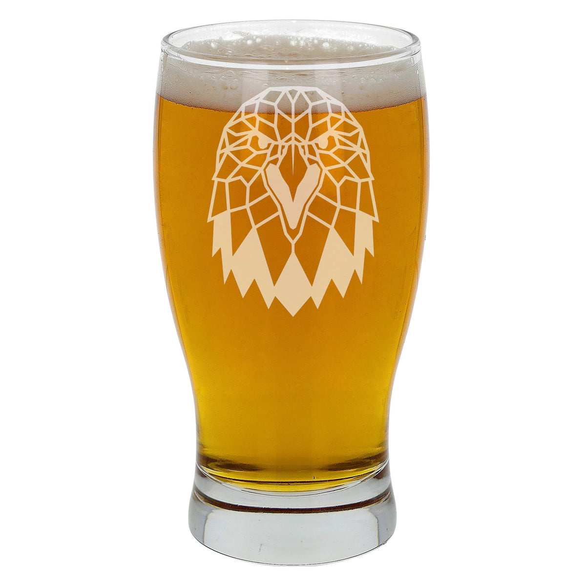 Eagle Engraved Beer Pint Glass - Always Looking Good -
