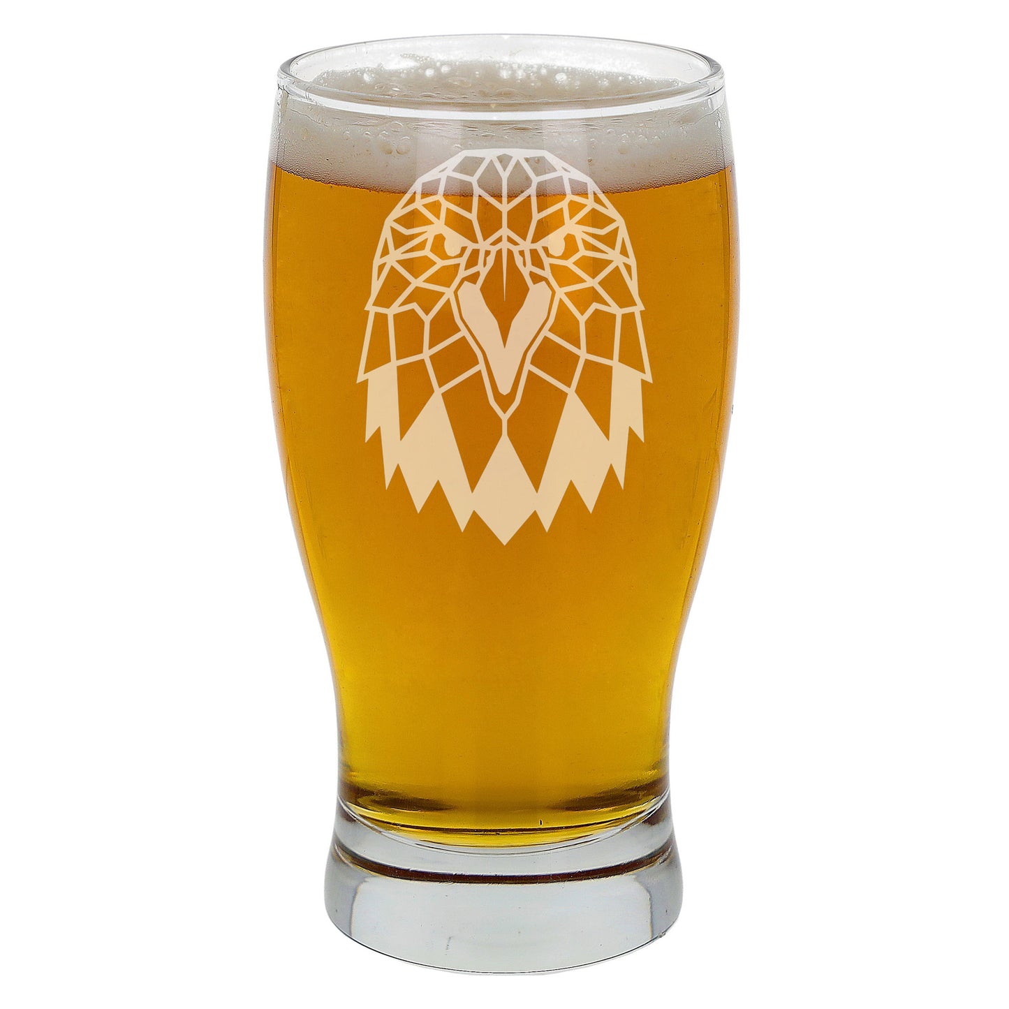 Eagle Engraved Beer Pint Glass - Always Looking Good -