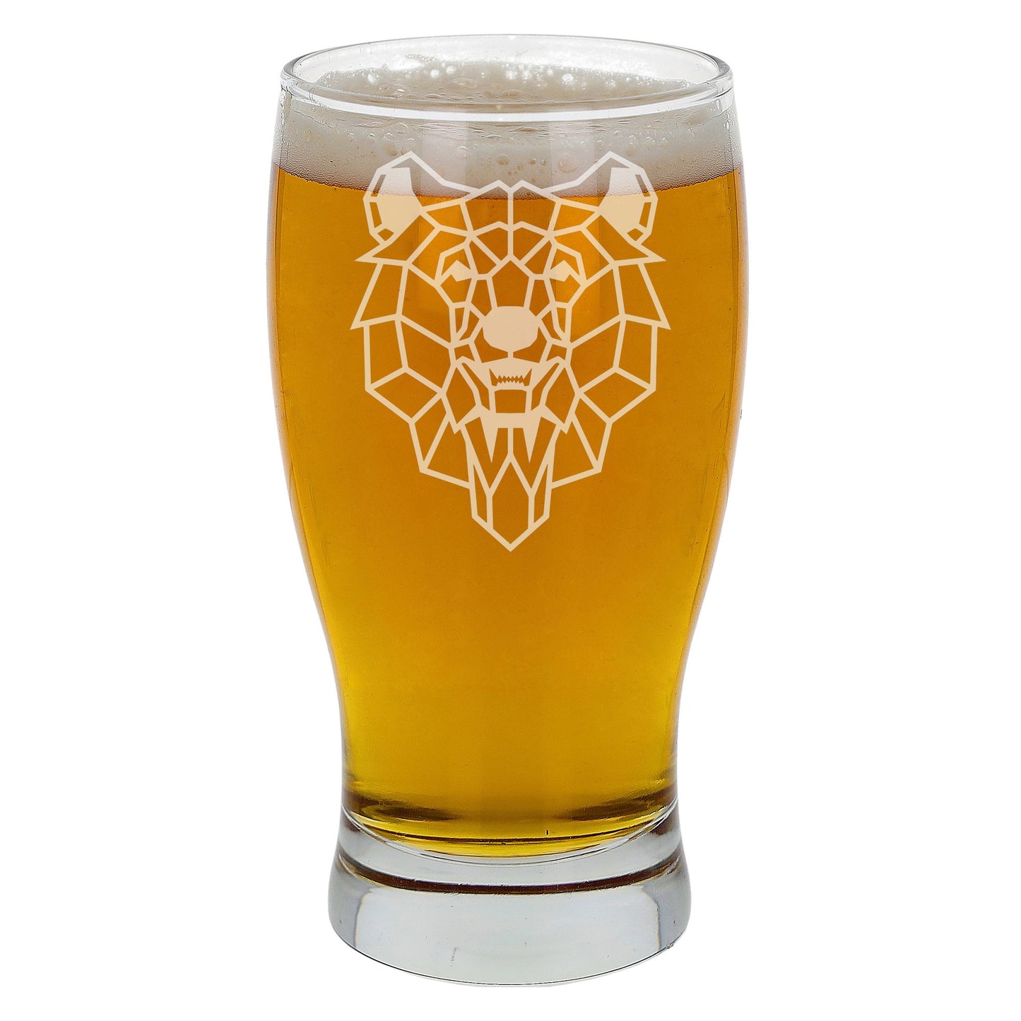 Bear Engraved Beer Pint Glass - Always Looking Good -