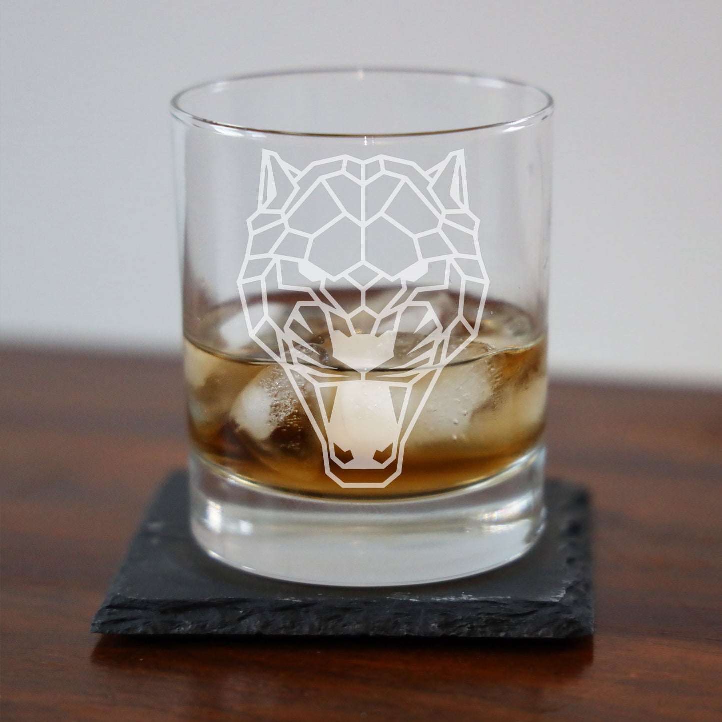 Panther Engraved Whisky Glass - Always Looking Good -