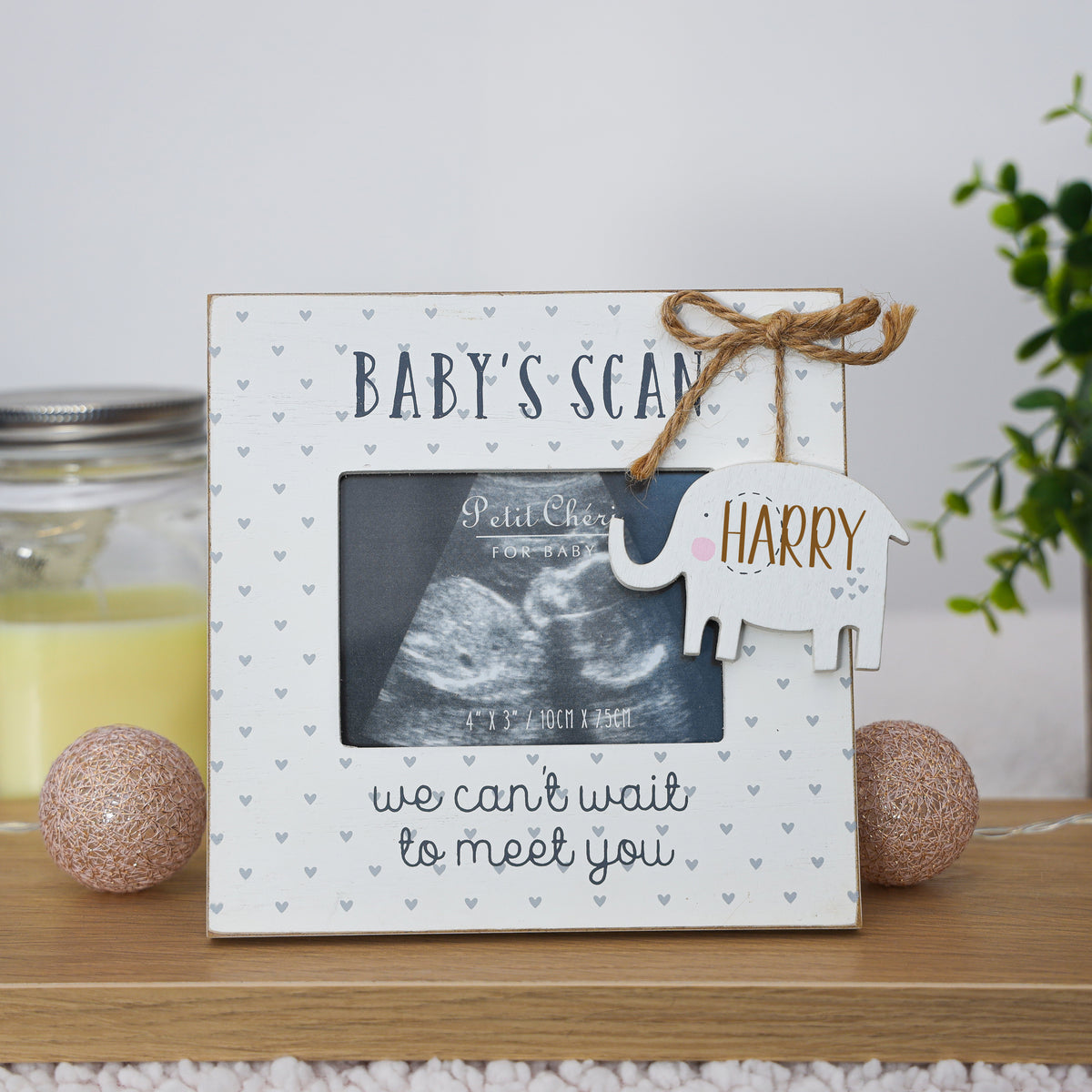 Personalised Engraved Baby Scan Photo Frame - Always Looking Good -