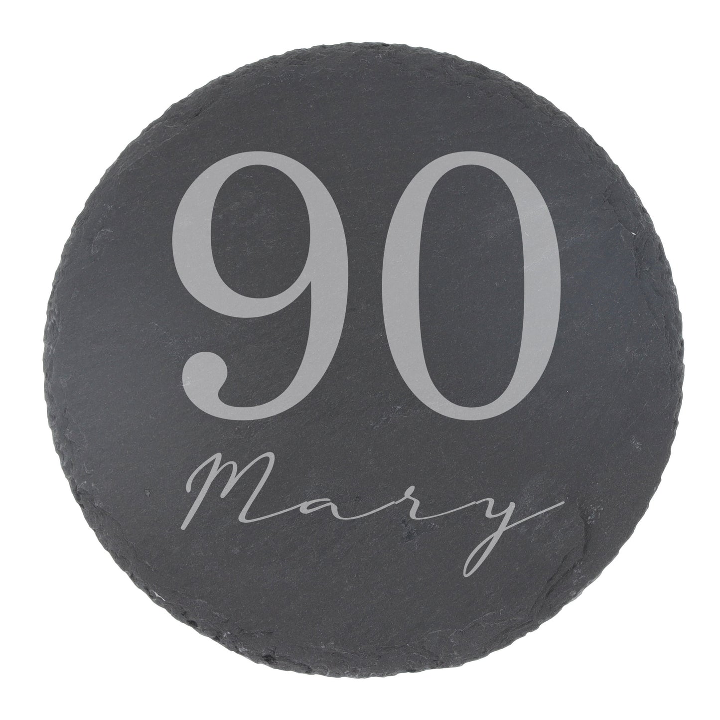 Engraved Age & Name Pint Glass & Coaster Set – Personalised Birthday Gift