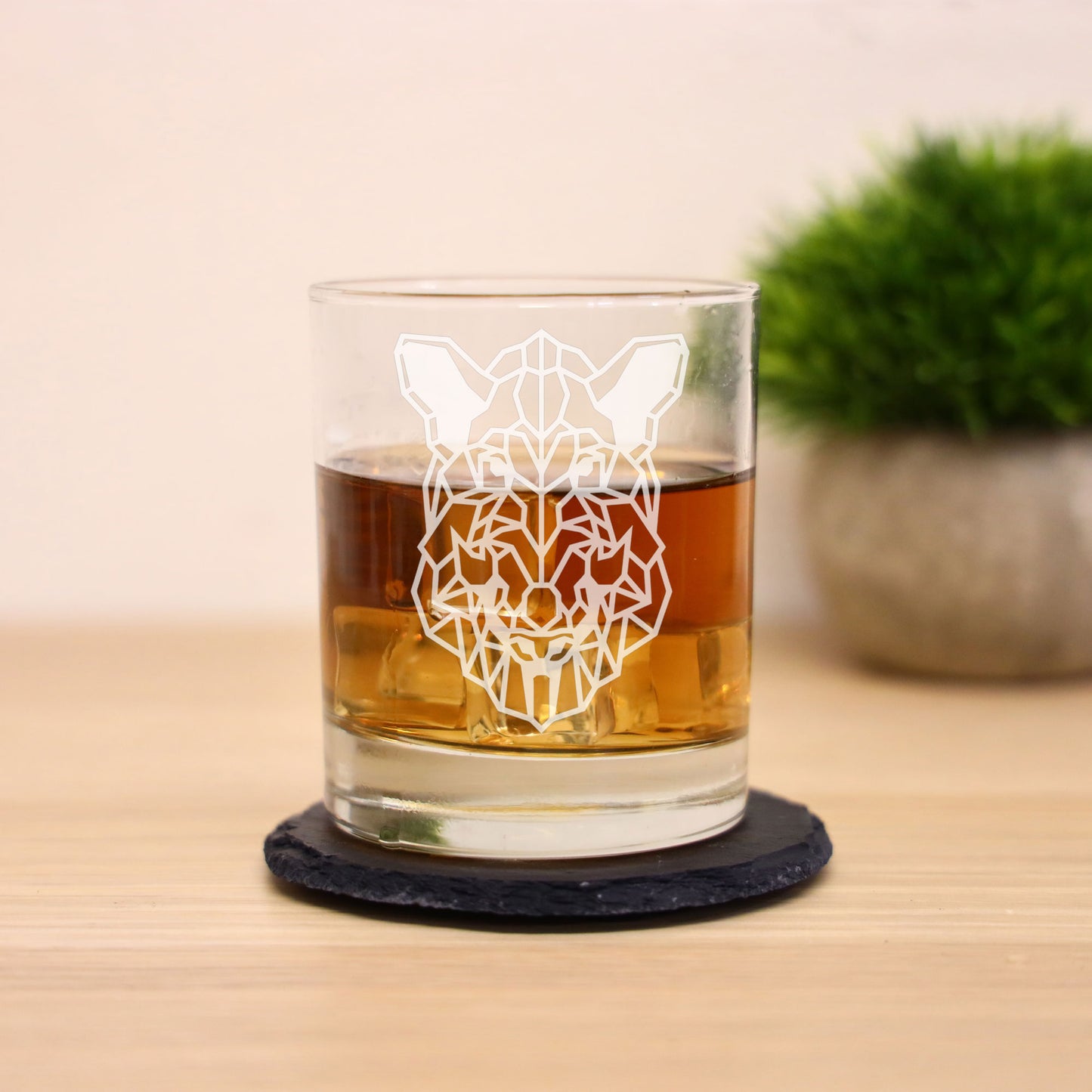 Warthog Engraved Whisky Glass - Always Looking Good -