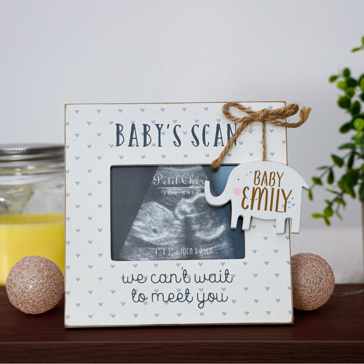 Personalised Engraved Baby Scan Photo Frame - Always Looking Good -