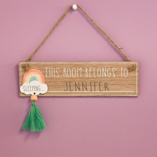 Personalised Engraved Wooden Children's Bedroom Door Plaque  - Always Looking Good -