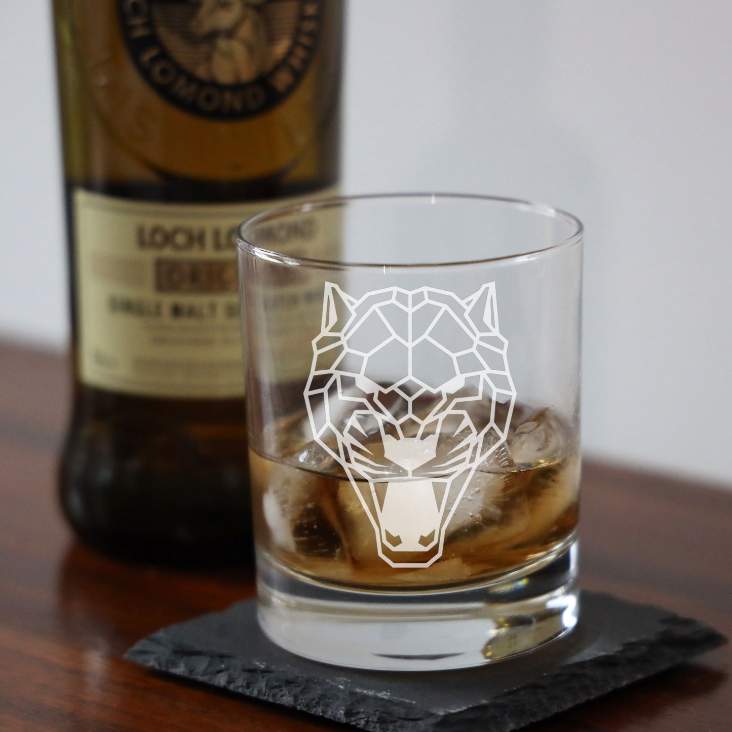 Panther Engraved Whisky Glass - Always Looking Good -