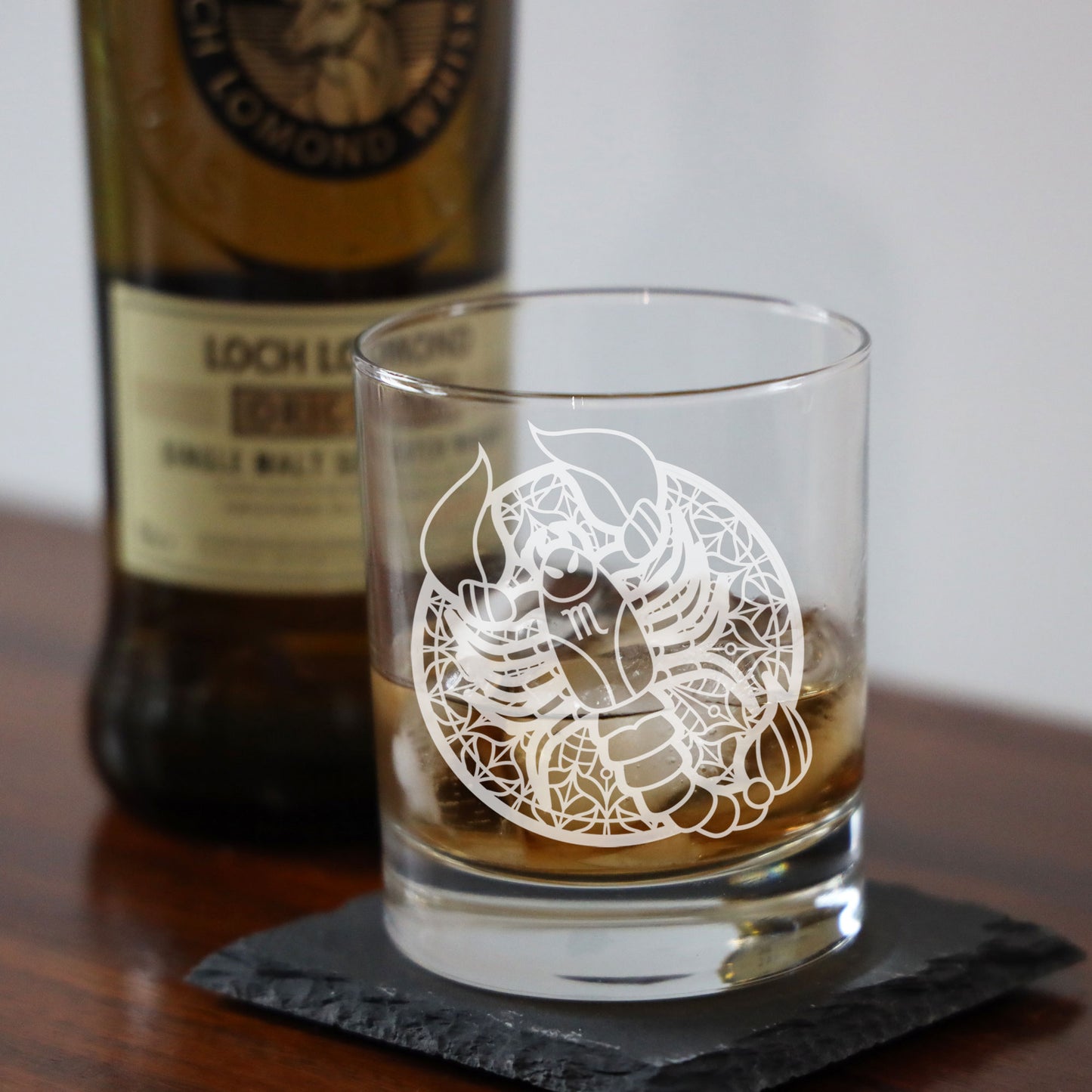 Scorpio Birthday Gifts - Scorpio Engraved Whisky Glass - Always Looking Good -