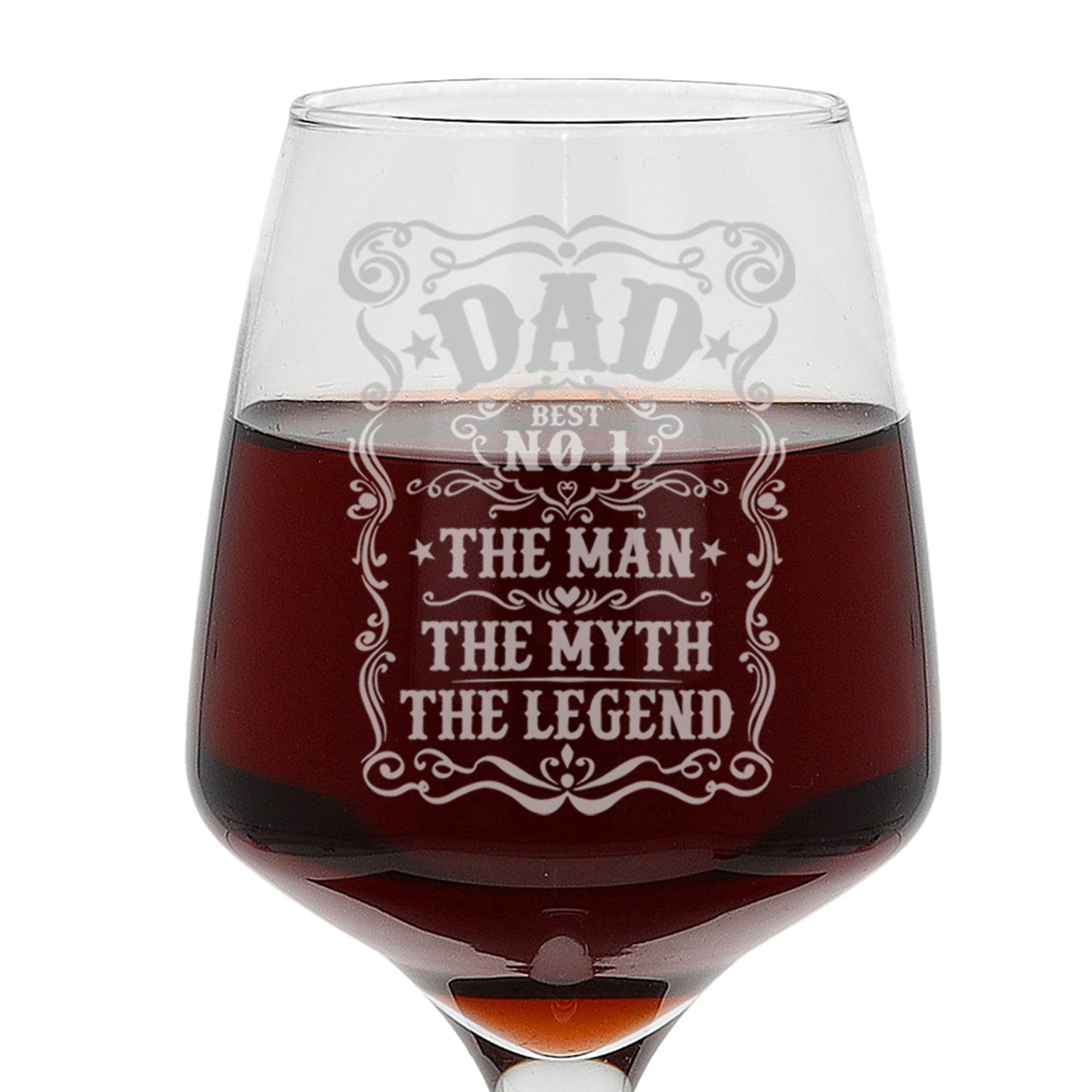 Dad The Man The Myth The Legend Laser Engraved Wine Glass and/or Coaster Set - Always Looking Good -