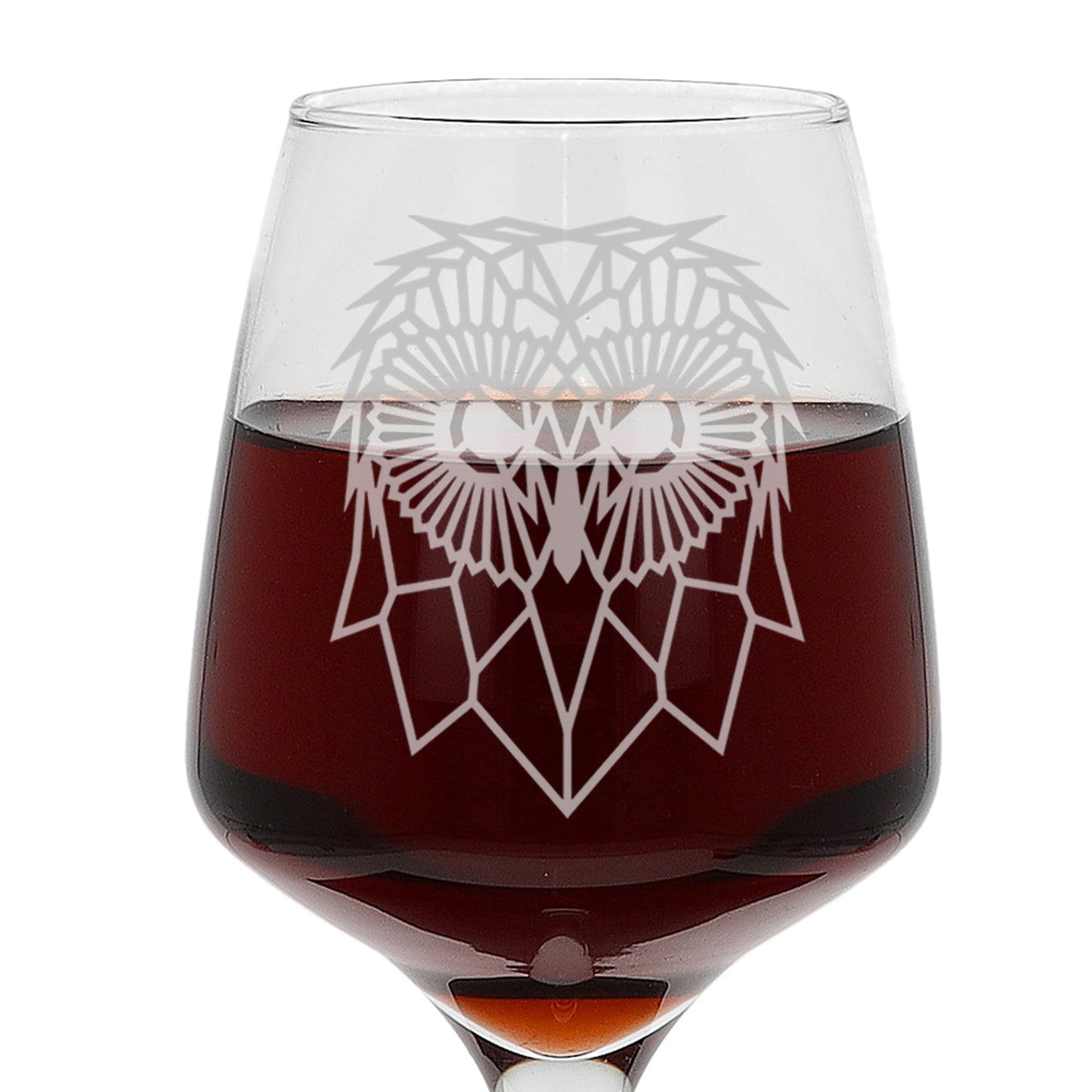 Cute Owl Engraved Wine Glass - Always Looking Good -