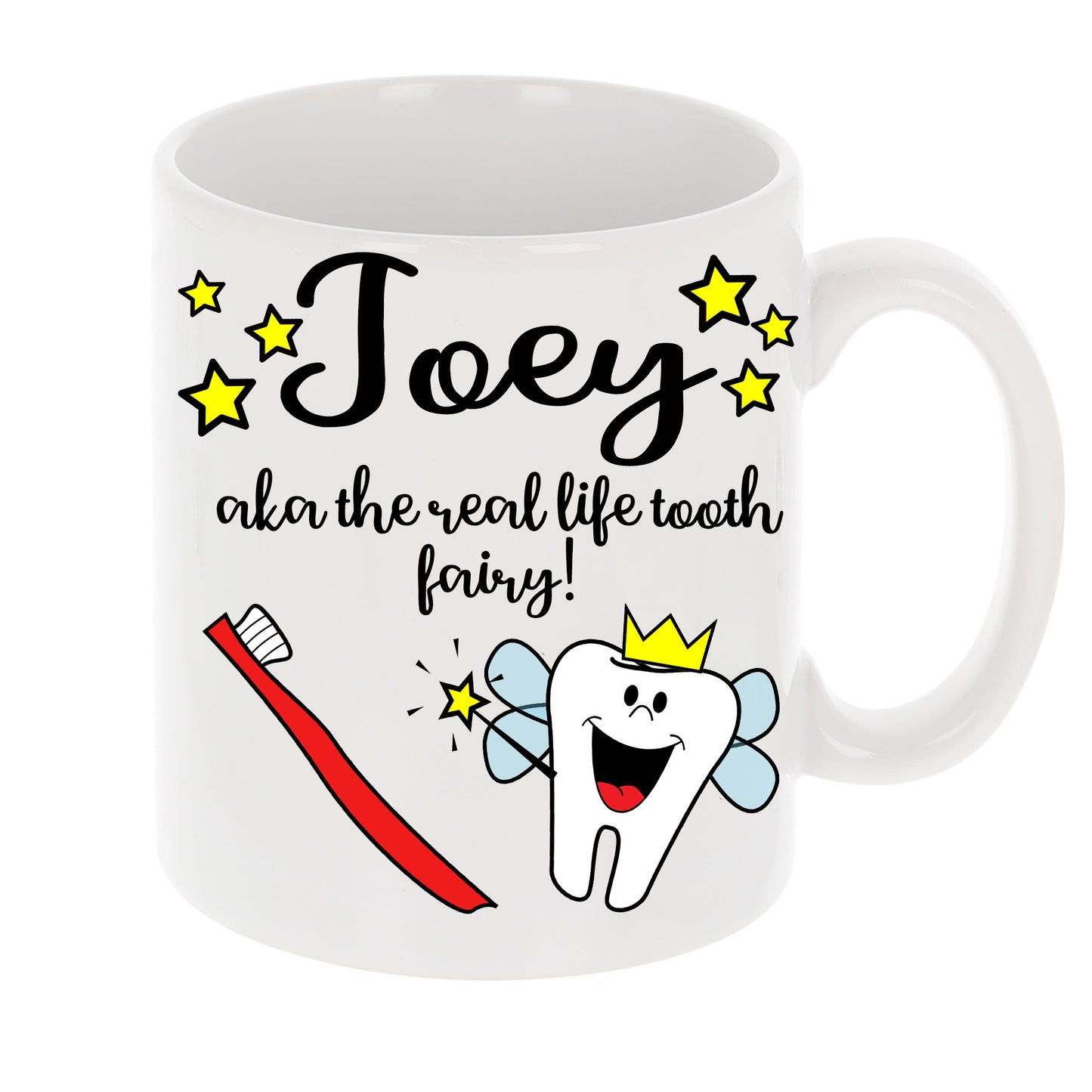 Personalised Dentist AKA The Real Life Tooth Fairy Mug and/or Coaster Gift - Always Looking Good -