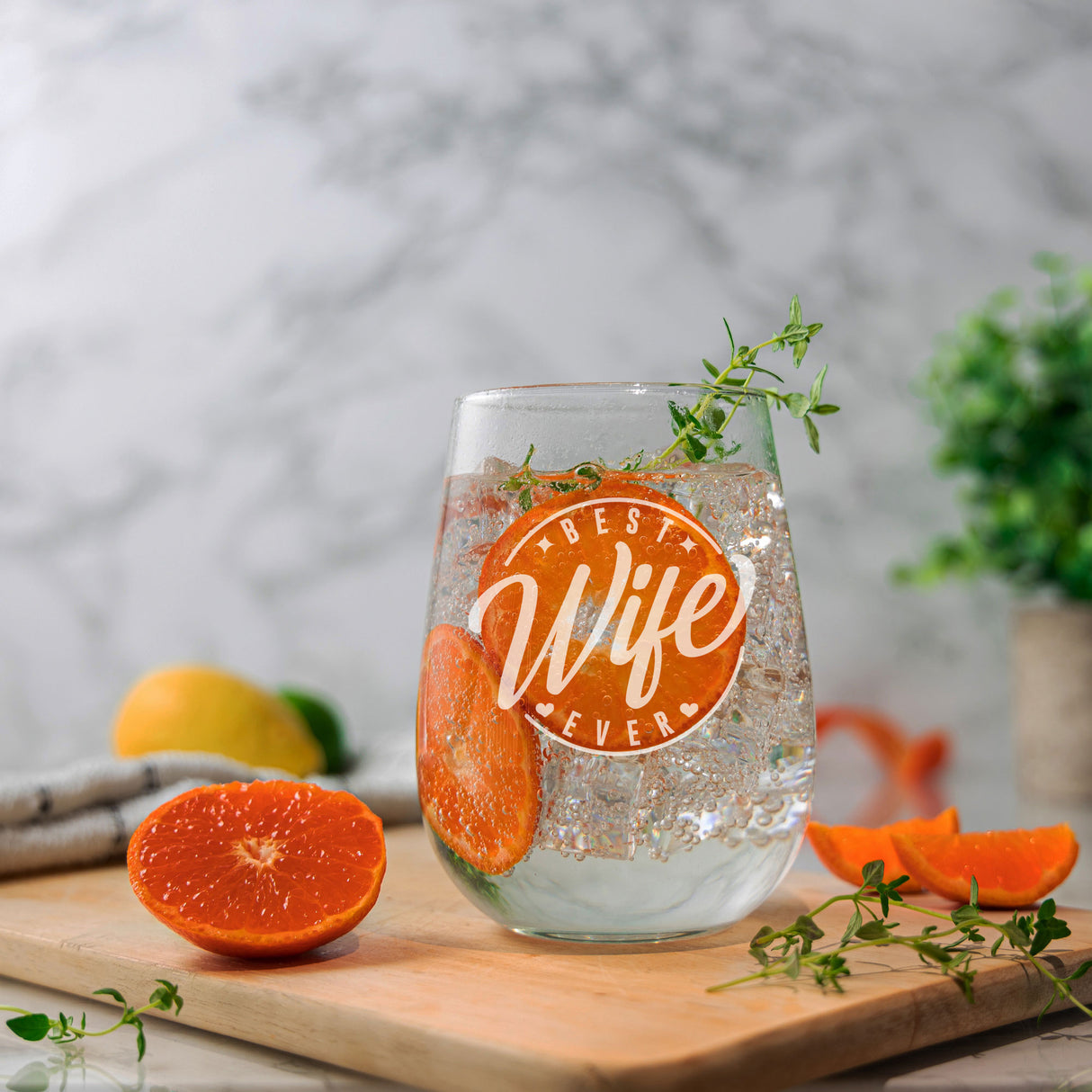 Stemless Gin Glass