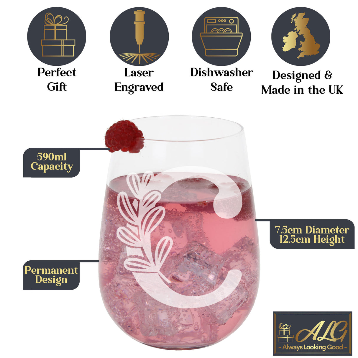 Stemless Gin Glass