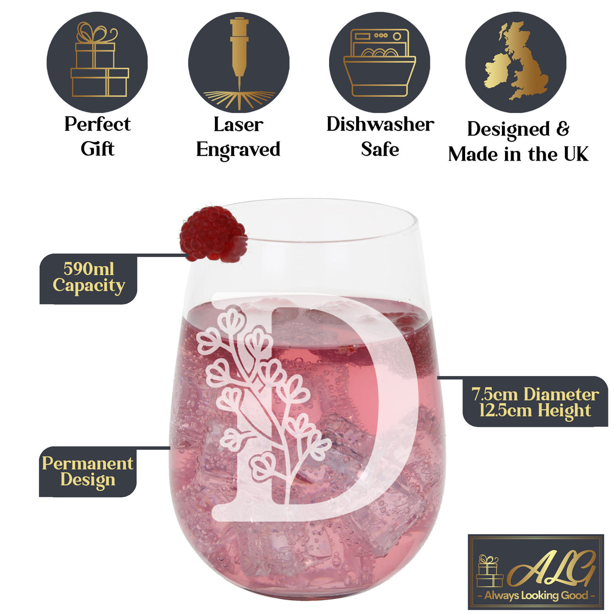 Stemless Gin Glass