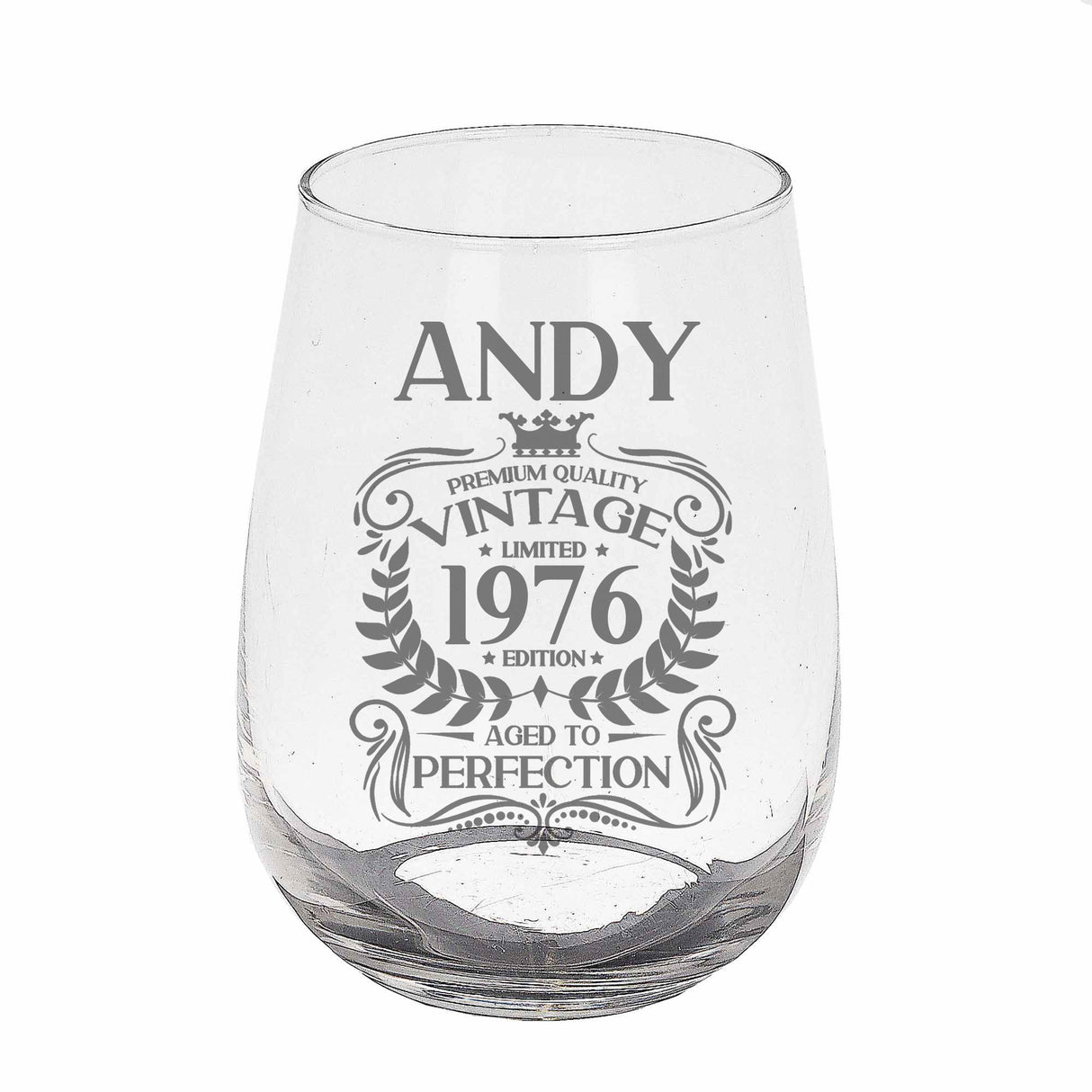 Stemless Gin Glass