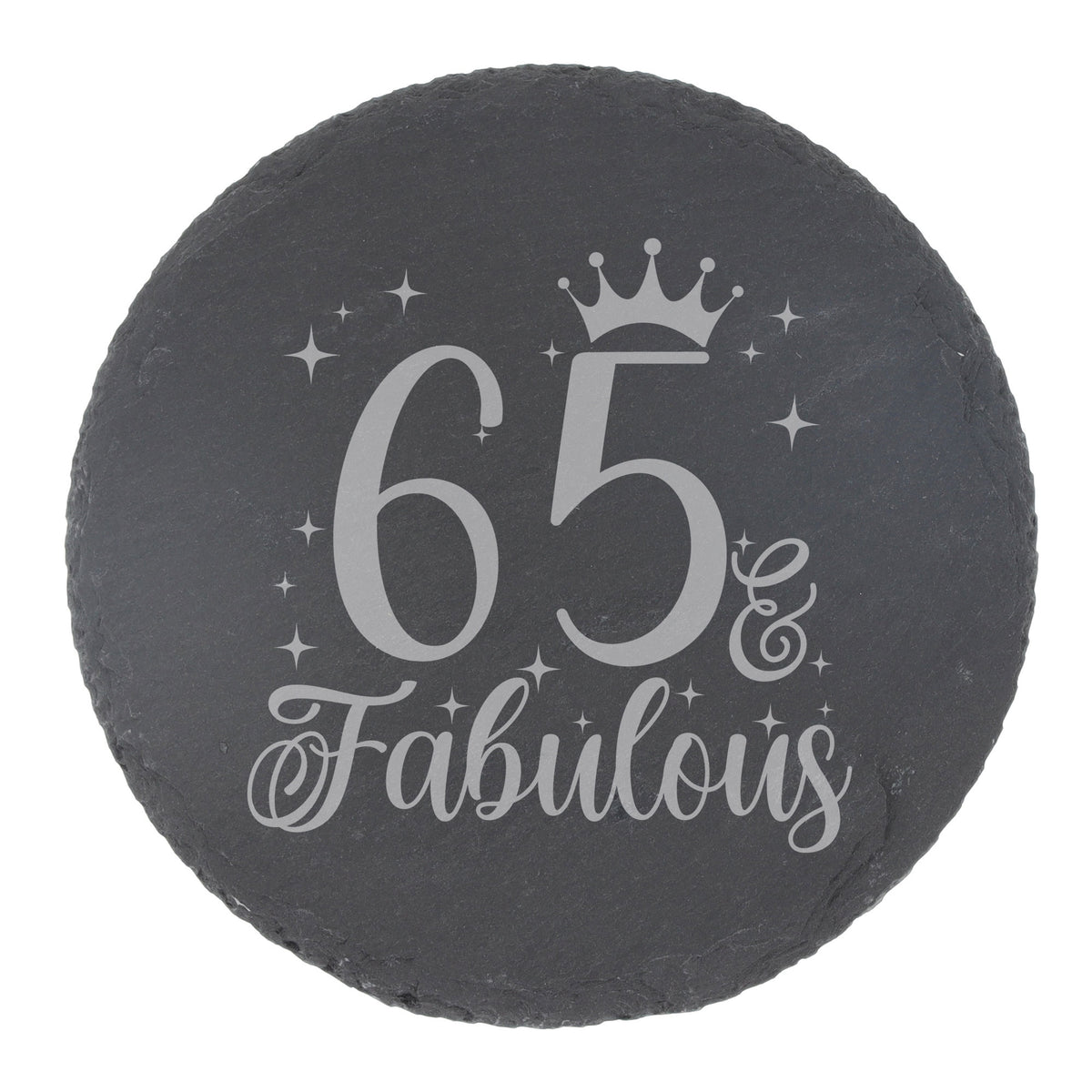 Round Slate Coaster