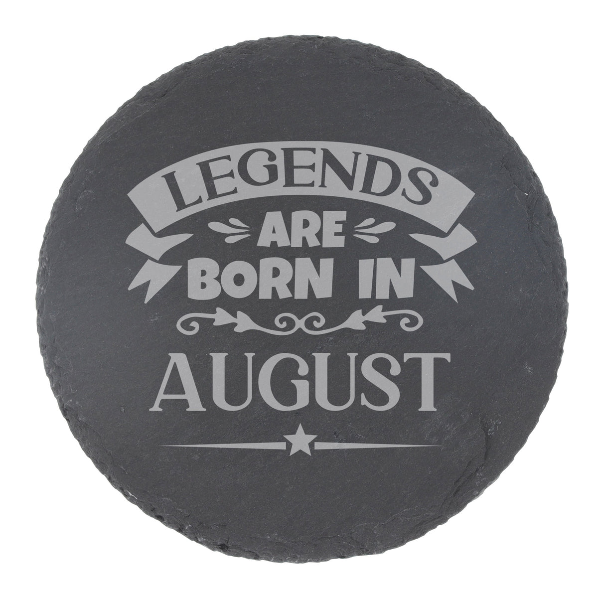 Round Slate Coaster