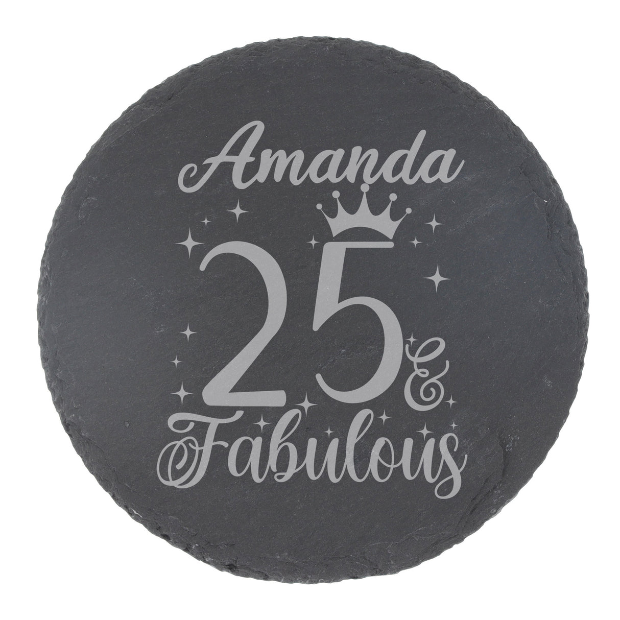 Round Slate Coaster
