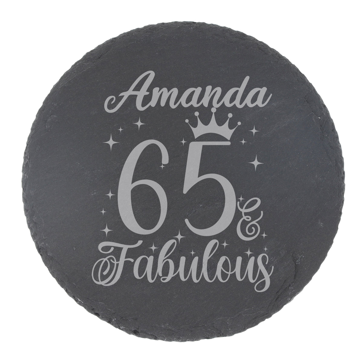 Round Slate Coaster