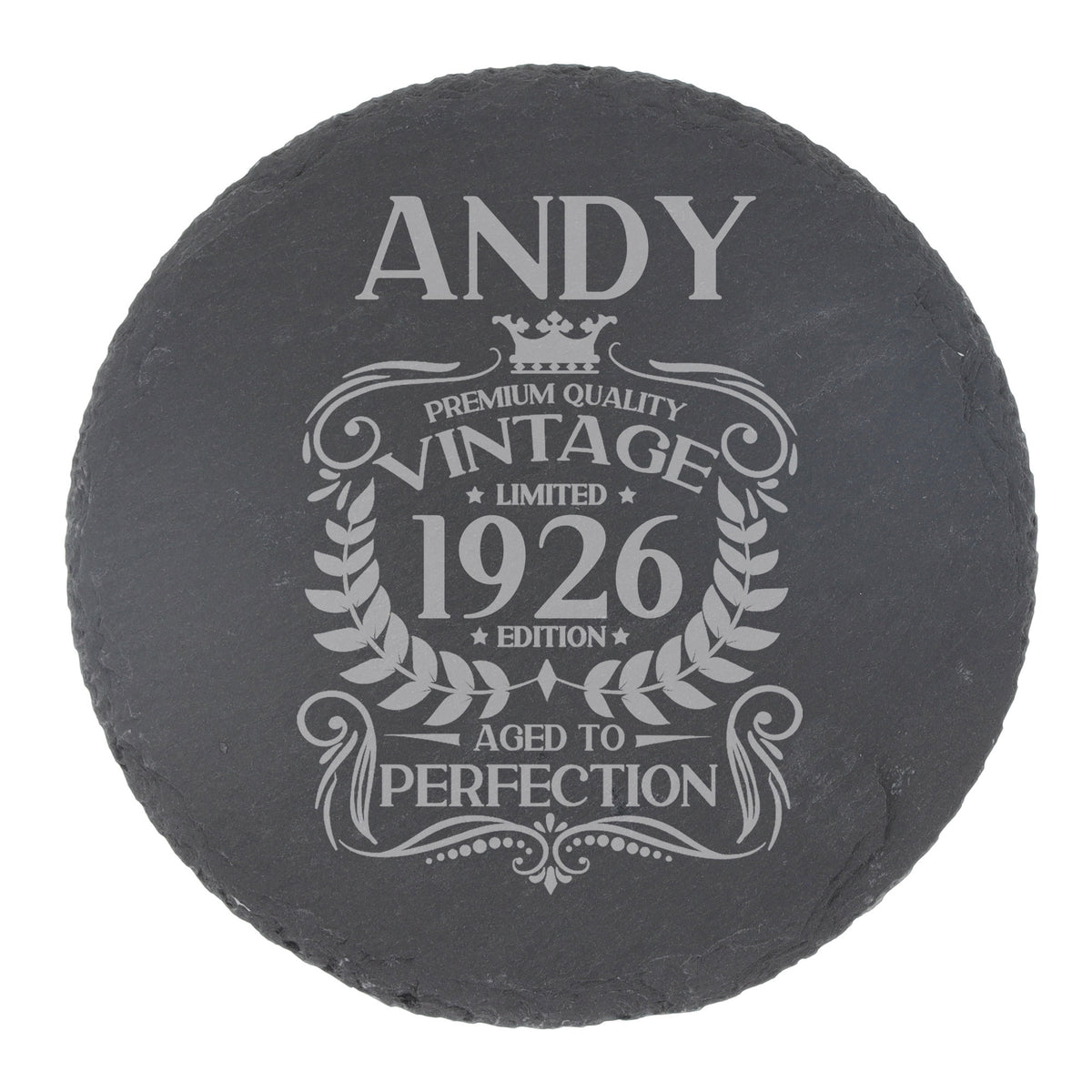 Round Slate Coaster