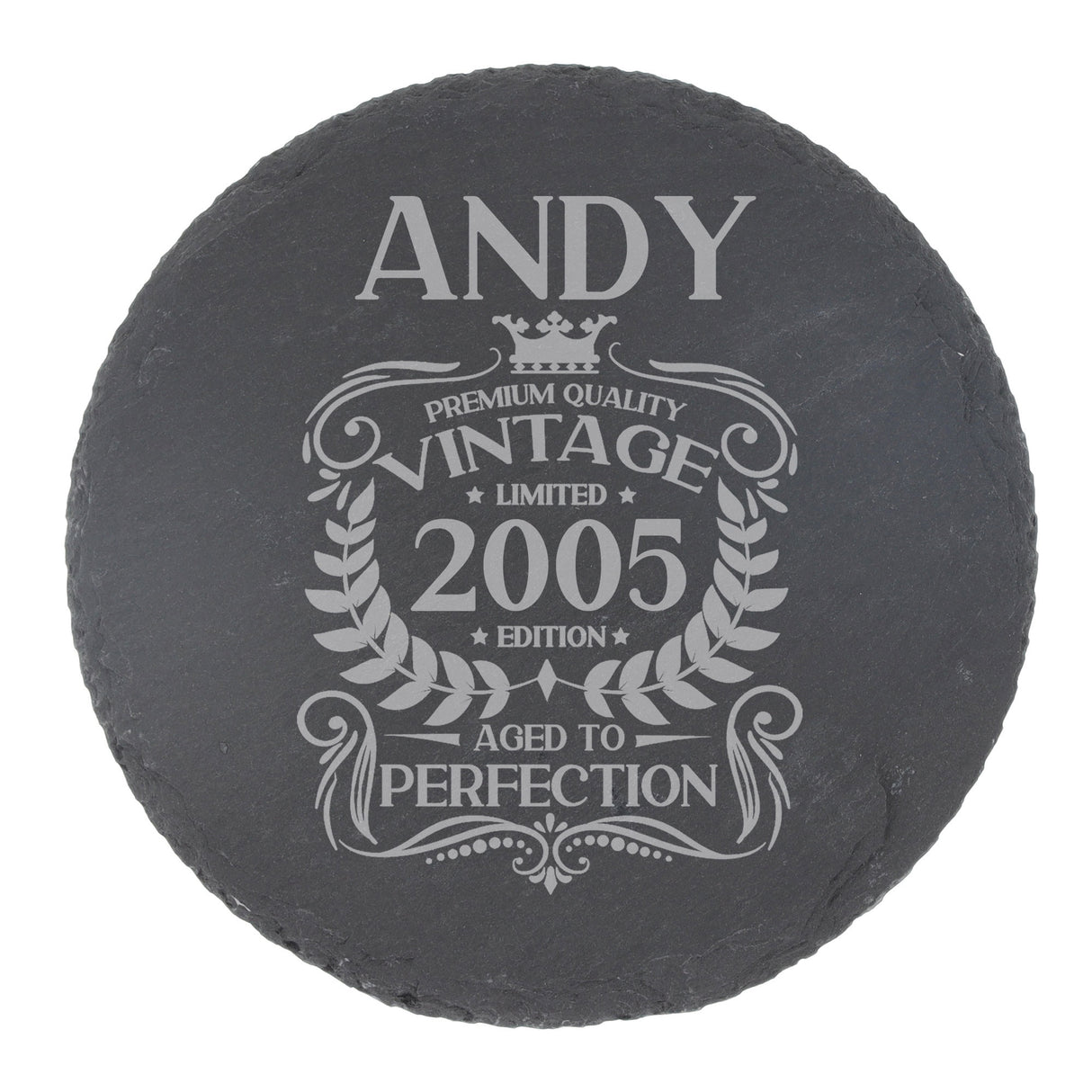 Round Slate Coaster