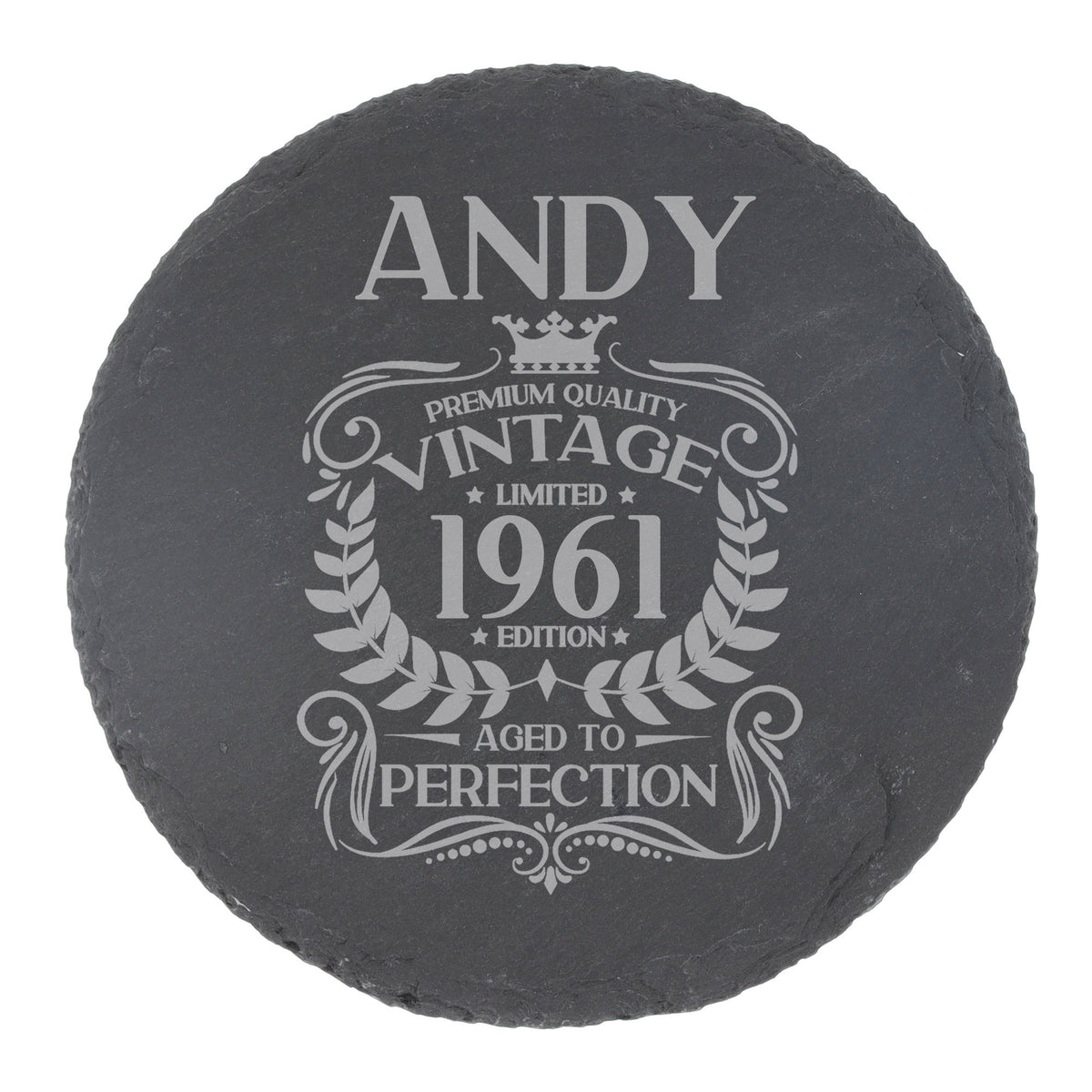 Round Slate Coaster