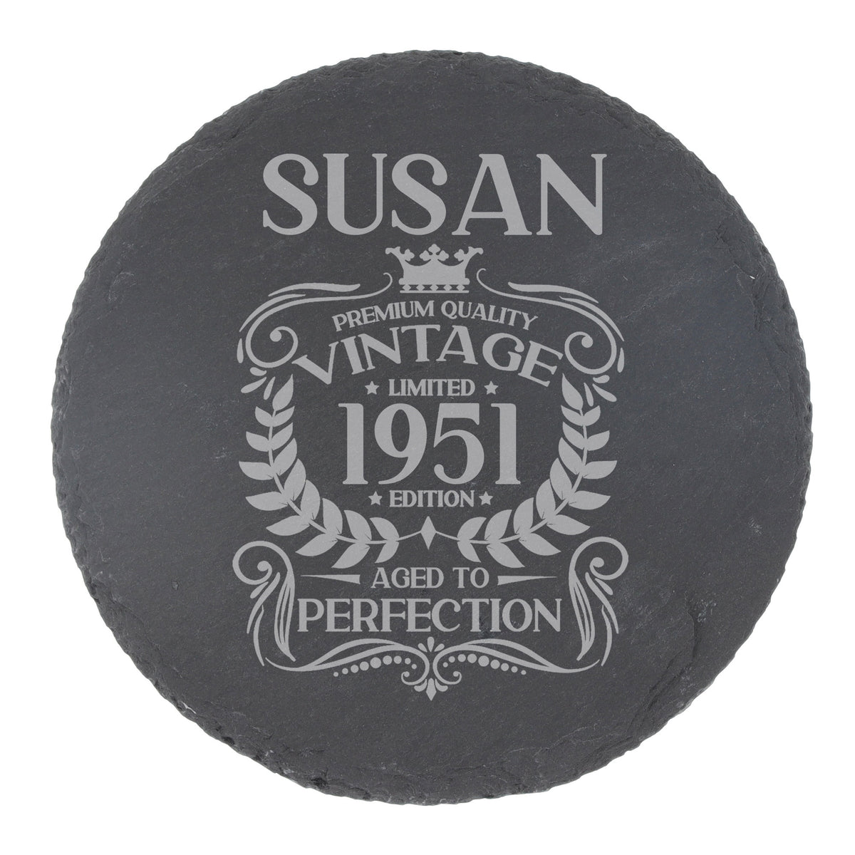 Round Slate Coaster