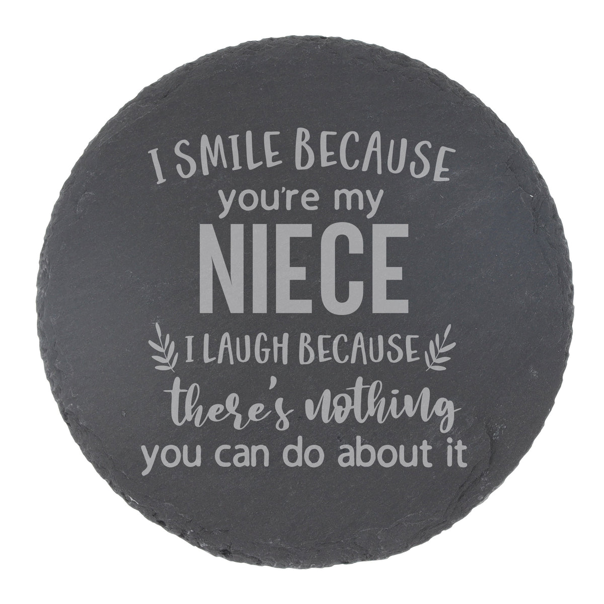 Round Slate Coaster