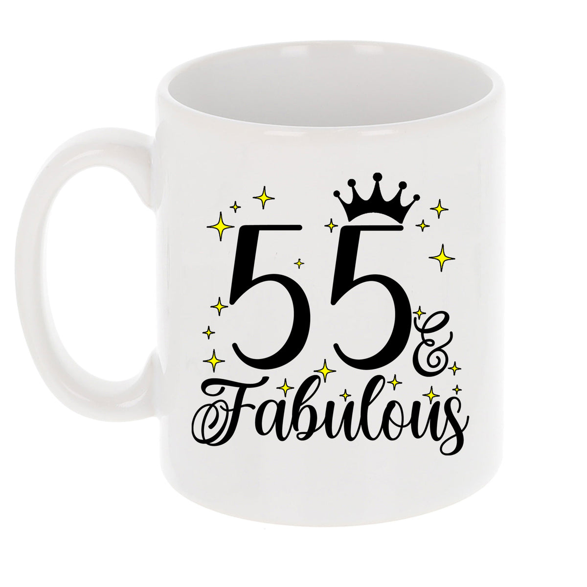 55 and Fabulous 55th Birthday Coffee Mug for Tea or Coffee