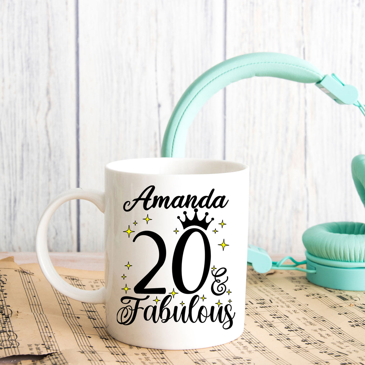 20 and Fabulous 20th Birthday Coffee Mug for Tea or Coffee