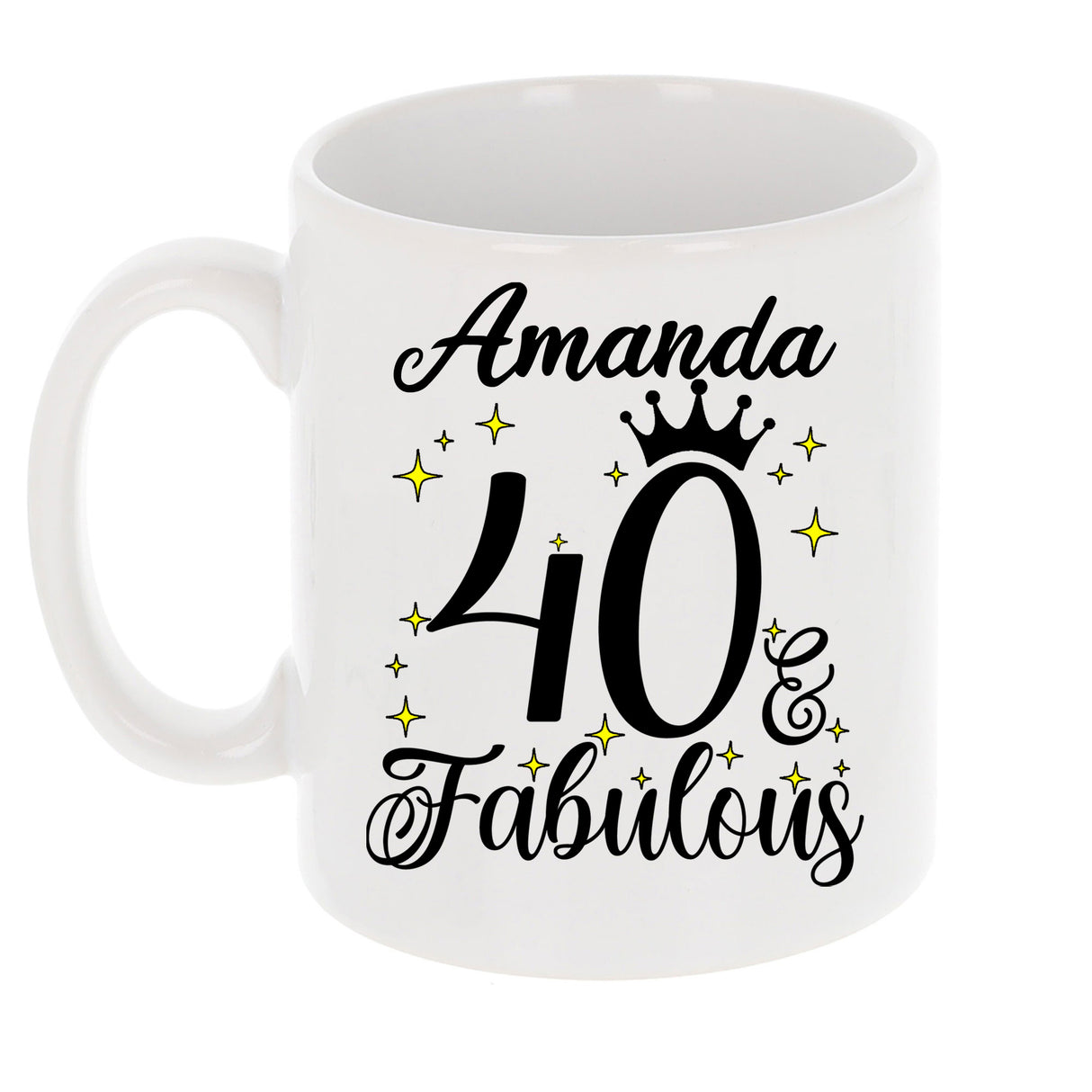 40 and Fabulous 40th Birthday Coffee Mug for Tea or Coffee
