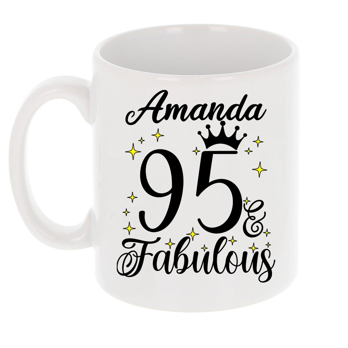 95 and Fabulous 95th Birthday Coffee Mug for Tea or Coffee