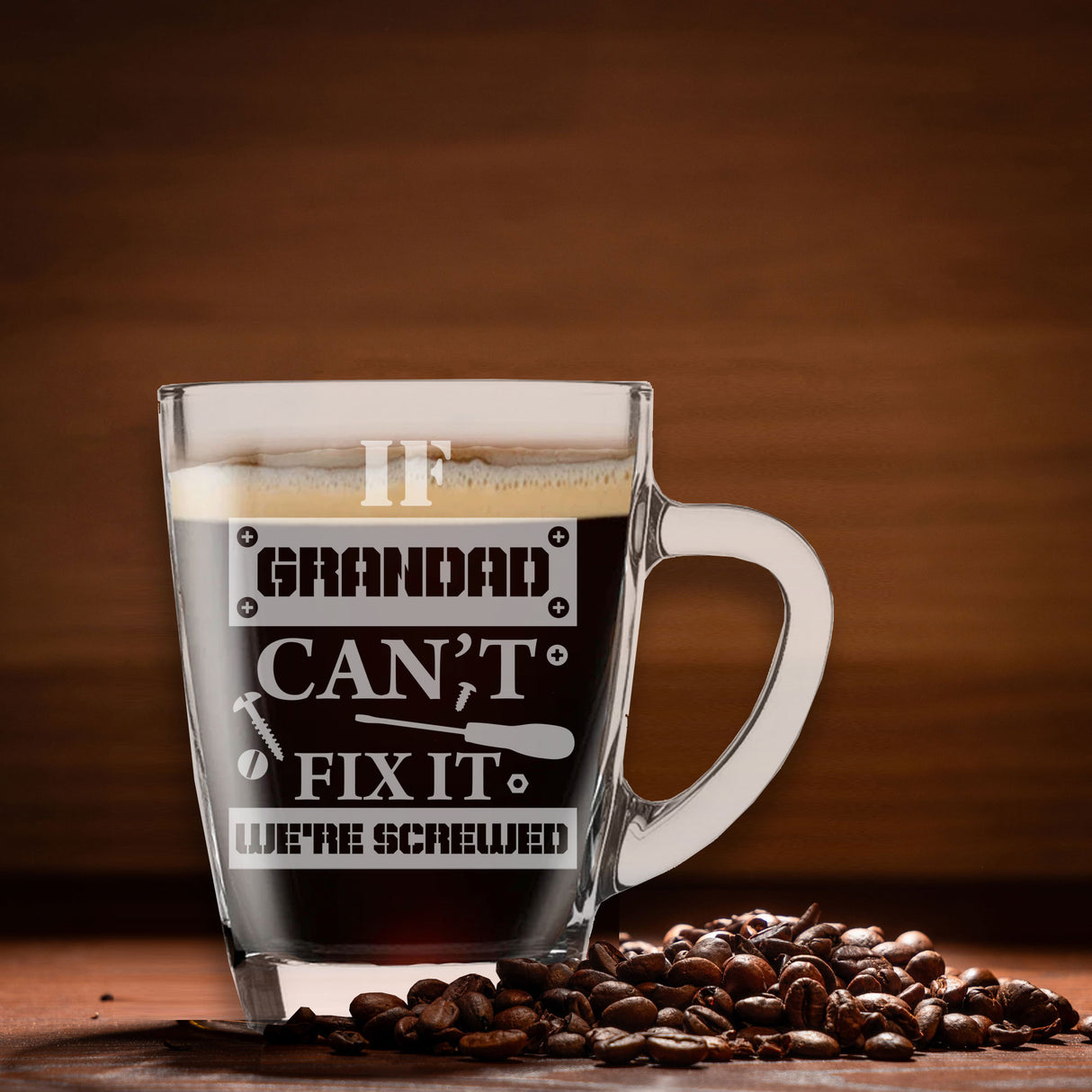 Glass Coffee Mug