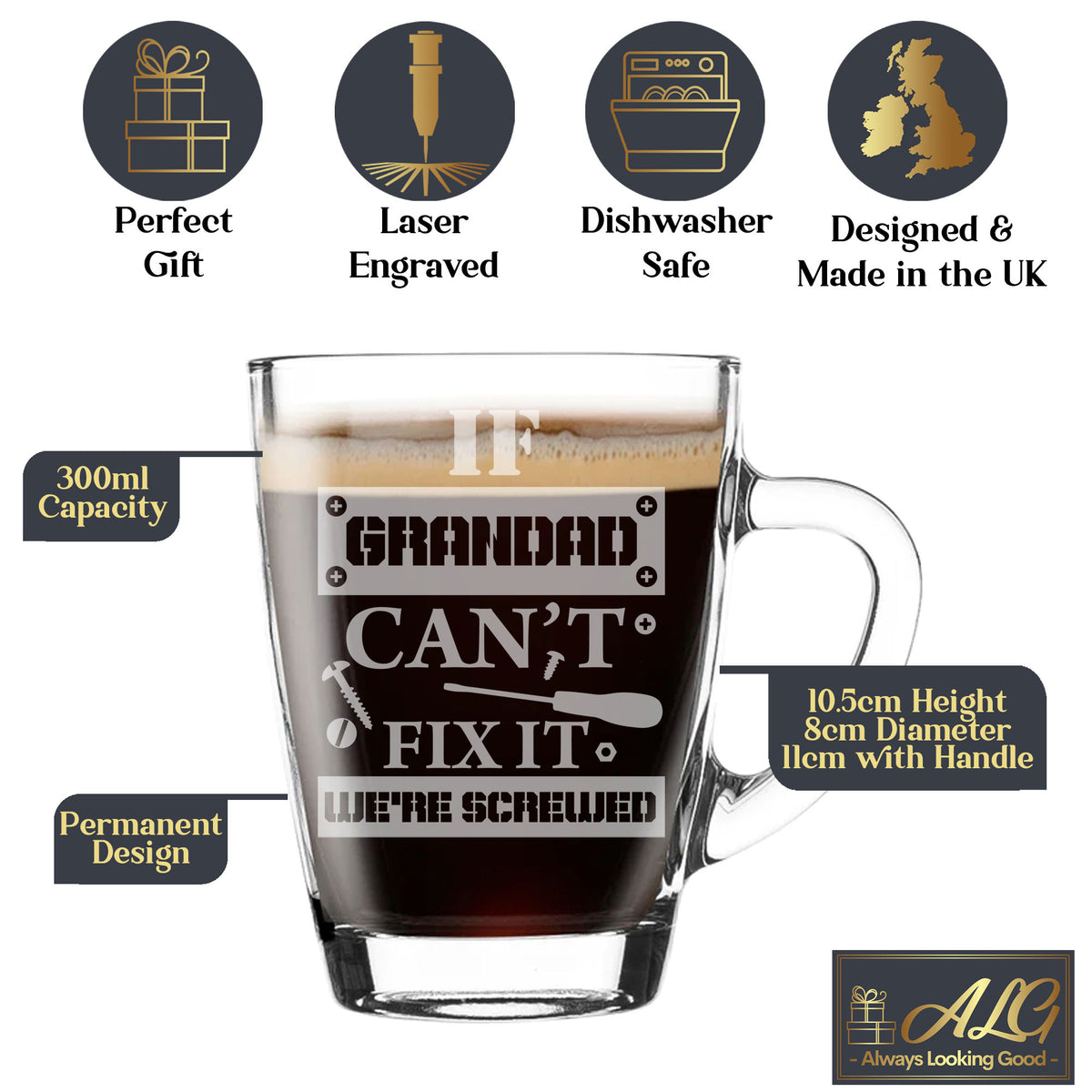 Glass Coffee Mug
