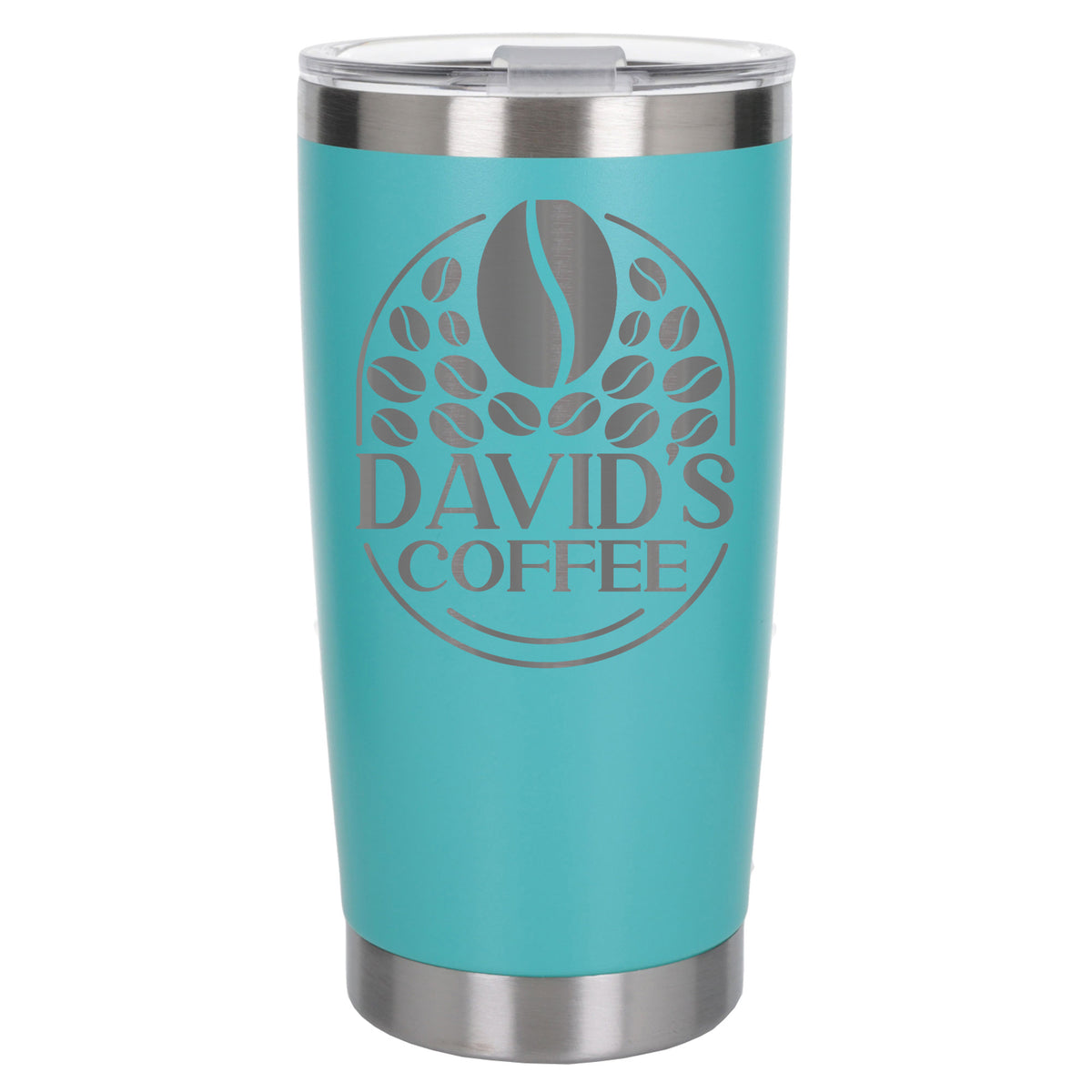 Turquoise Thermal Metal Coffee Cup