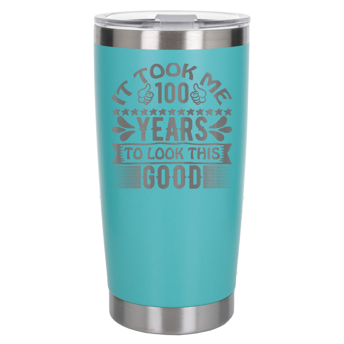 Turquoise Thermal Metal Coffee Cup