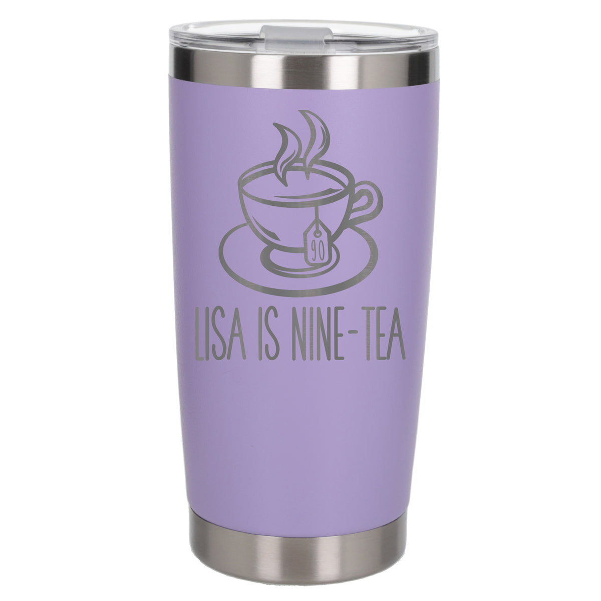 Lavender Thermal Metal Coffee Cup