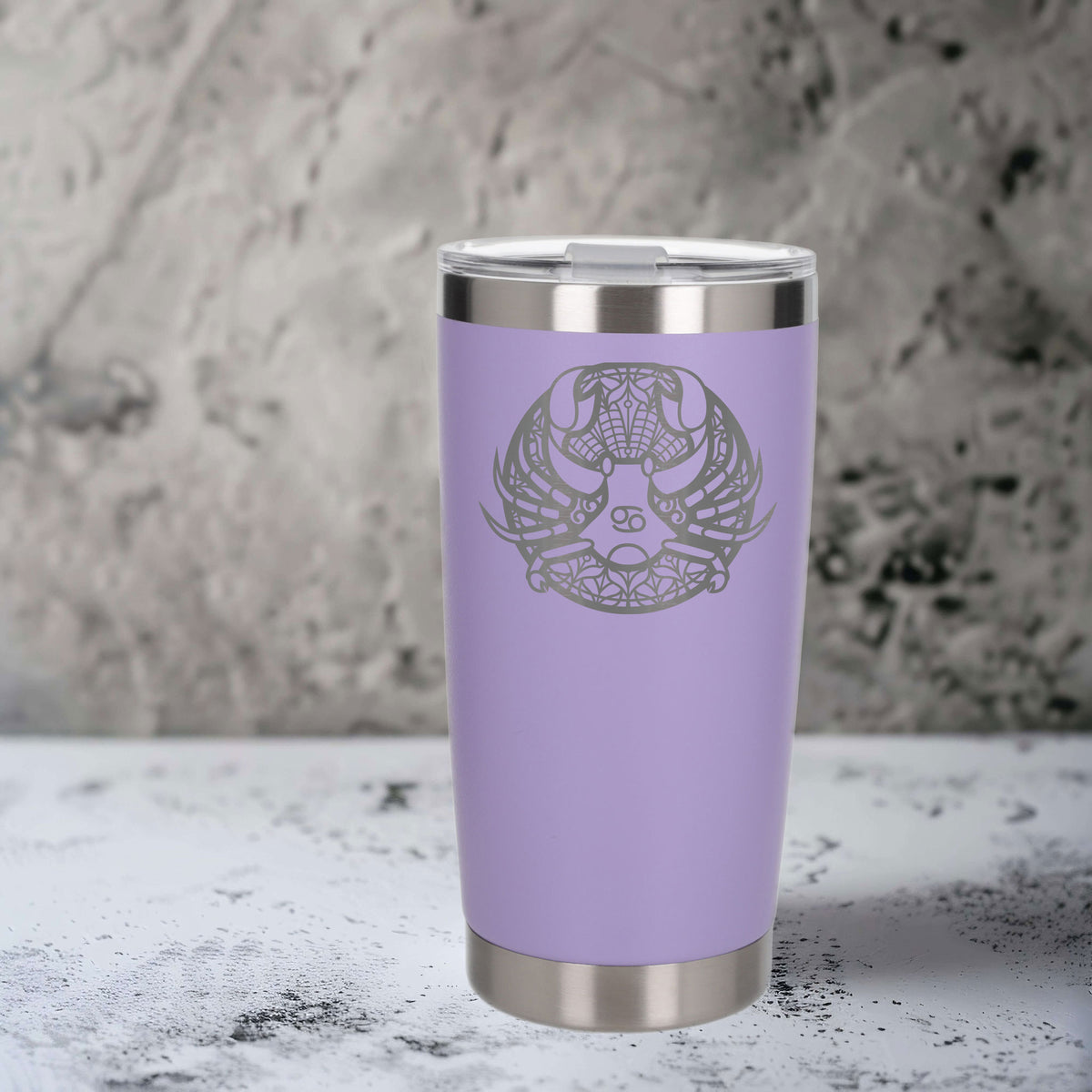 Lavender Thermal Metal Coffee Cup