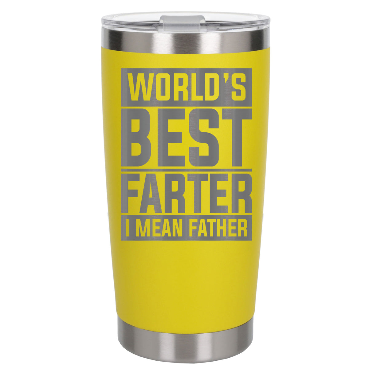 Yellow Thermal Metal Coffee Cup